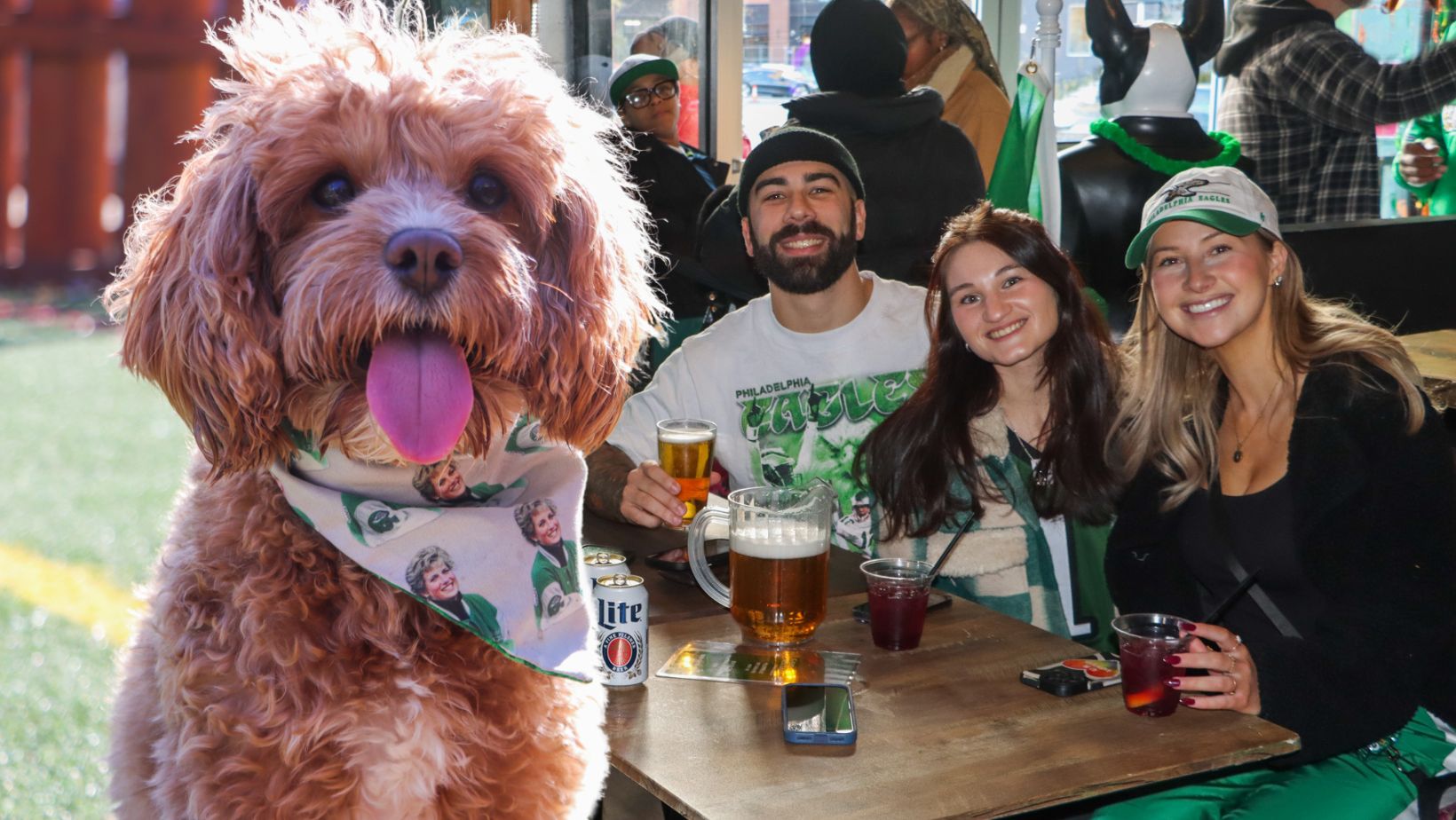 Eagles fans flock to Craft Hall for a family-friendly game day experience