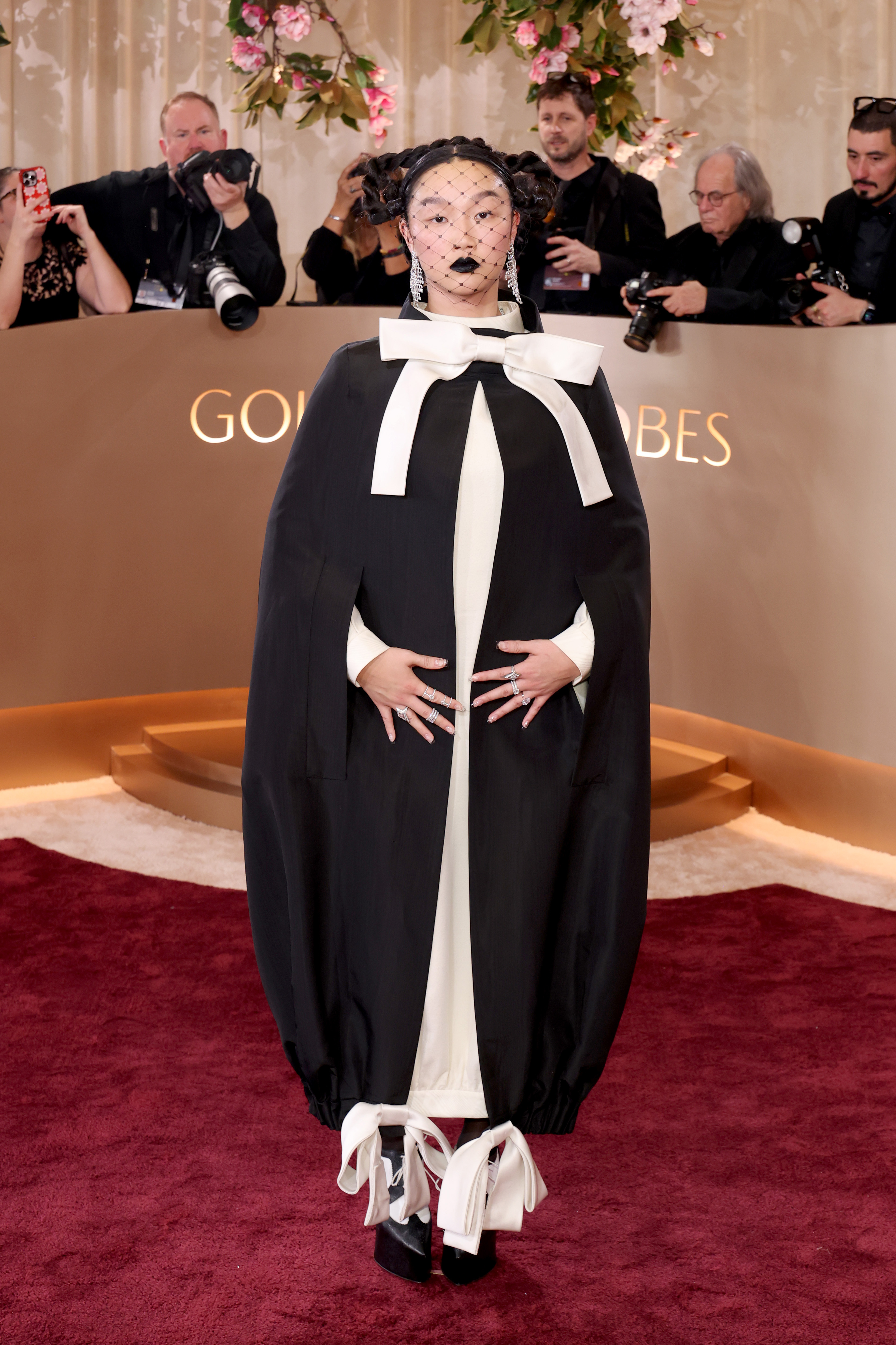 Audrey Nuna attends the 83rd Annual Golden Globe Awards at The Beverly Hilton on January 11, 2026 in Beverly Hills, California.