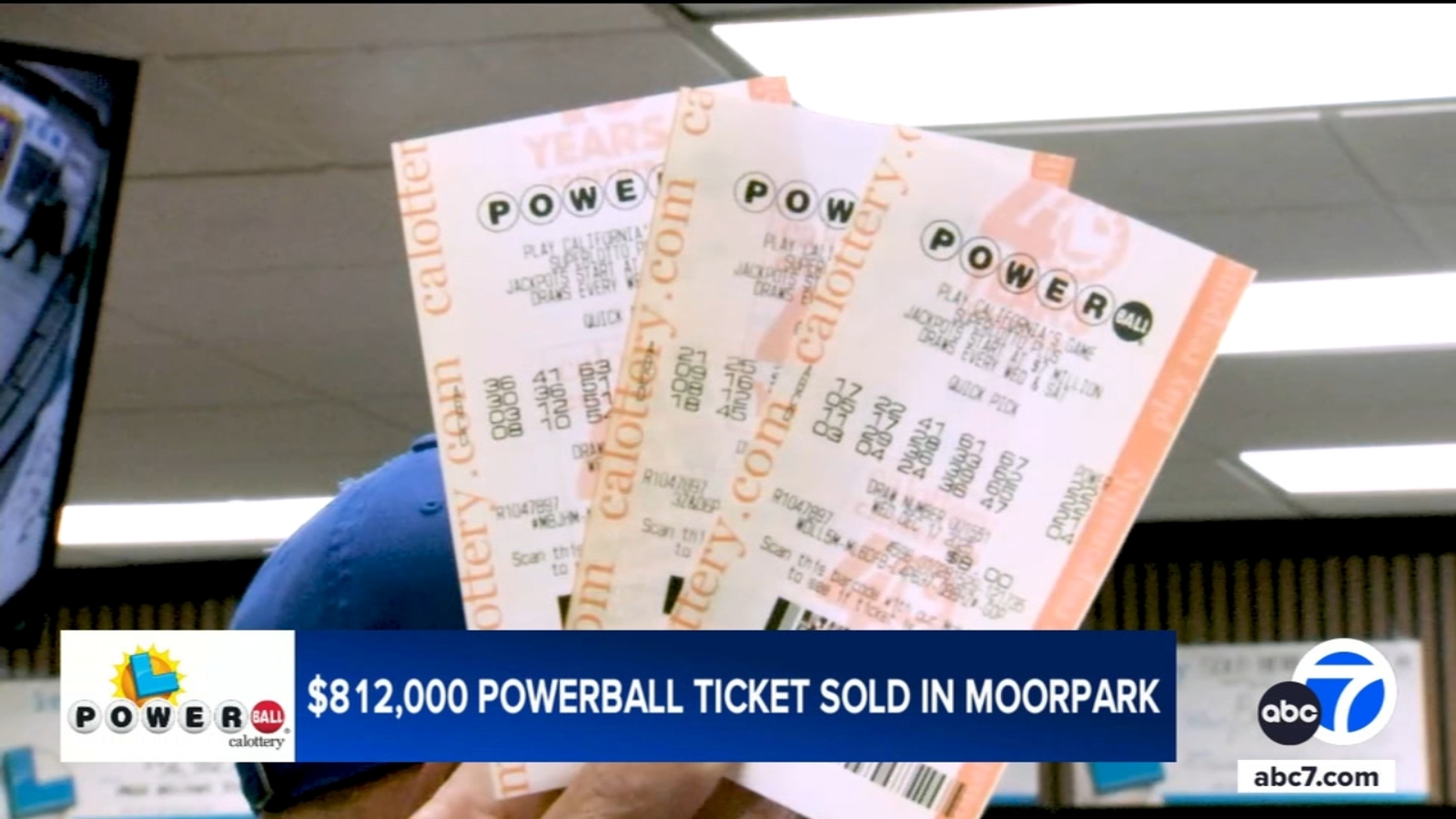 Powerball ticket worth $812,000 sold at Moorpark gas station; jackpot jumps to $137M