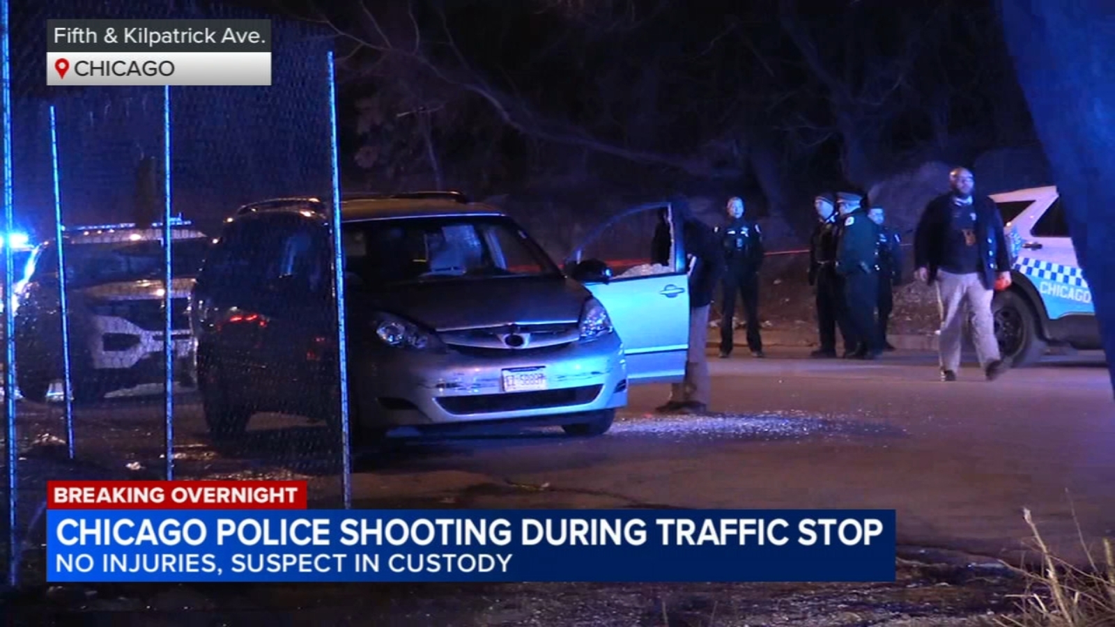 Chicago police officer fires at suspect during traffic stop on West Side