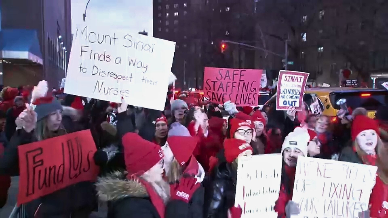 NYC Nurse Strike: Thousands Walk Out at City Hospitals NYC Nurse Strike: Thousands Walk Out at City Hospitals