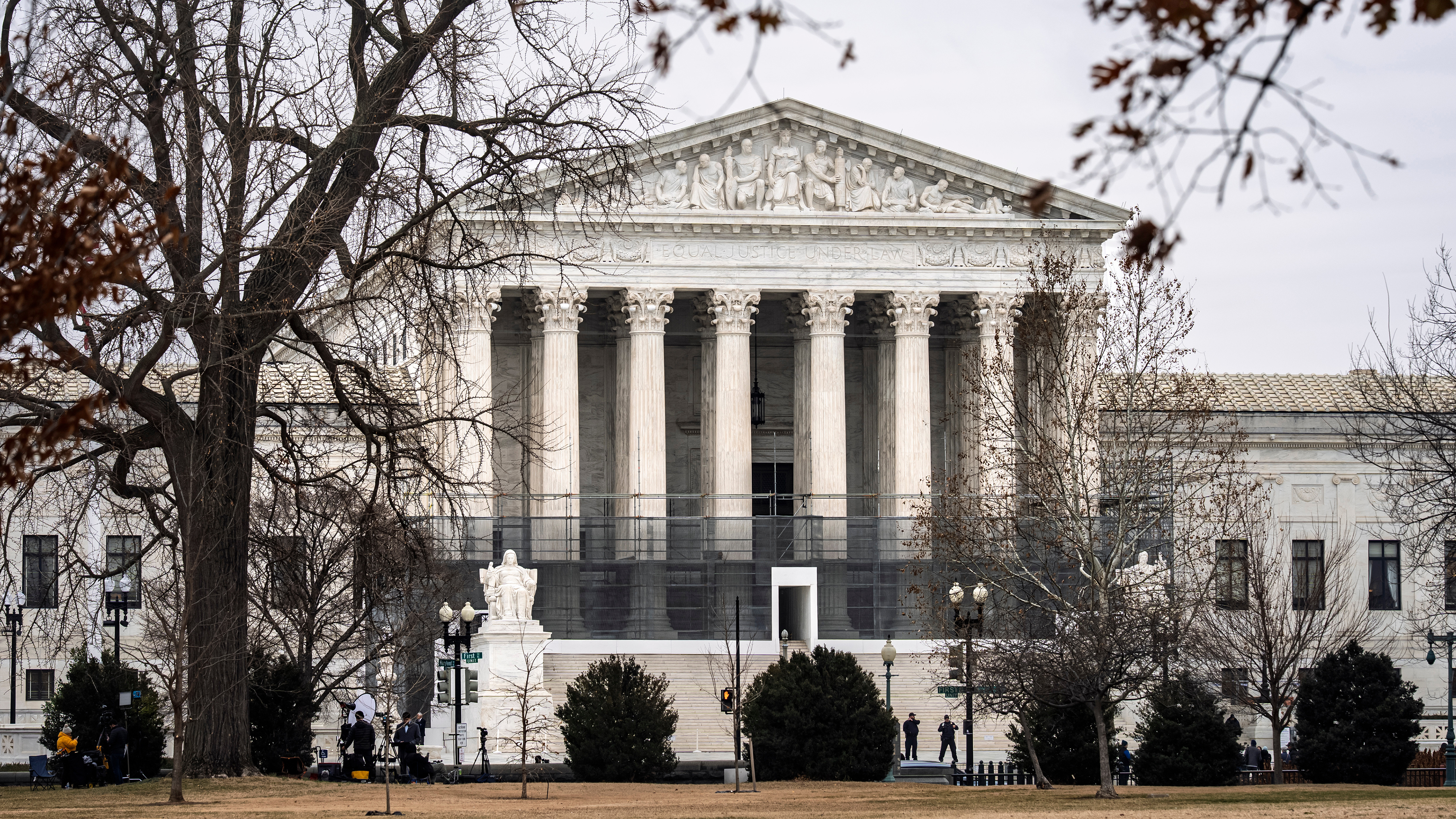 The Supreme Court stands is Washington, Friday, Jan. 9, 2026.