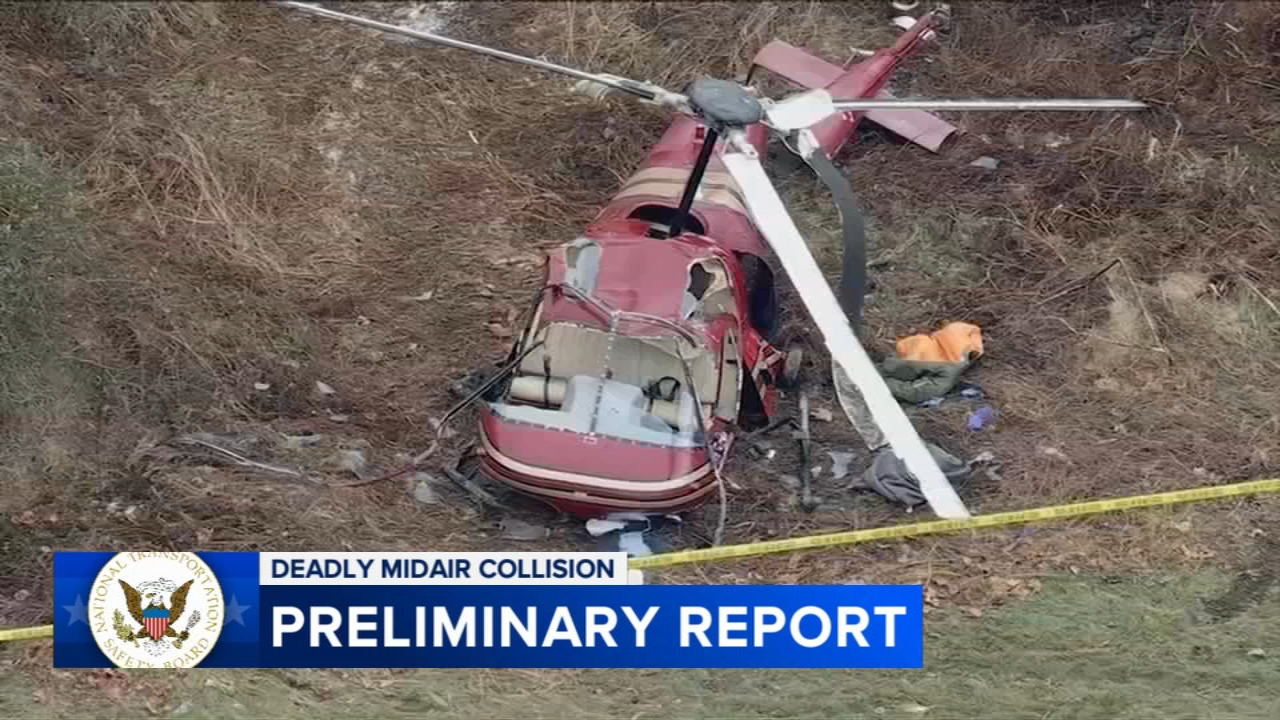 NTSB releases preliminary report into Hammonton, New Jersey helicopter collision