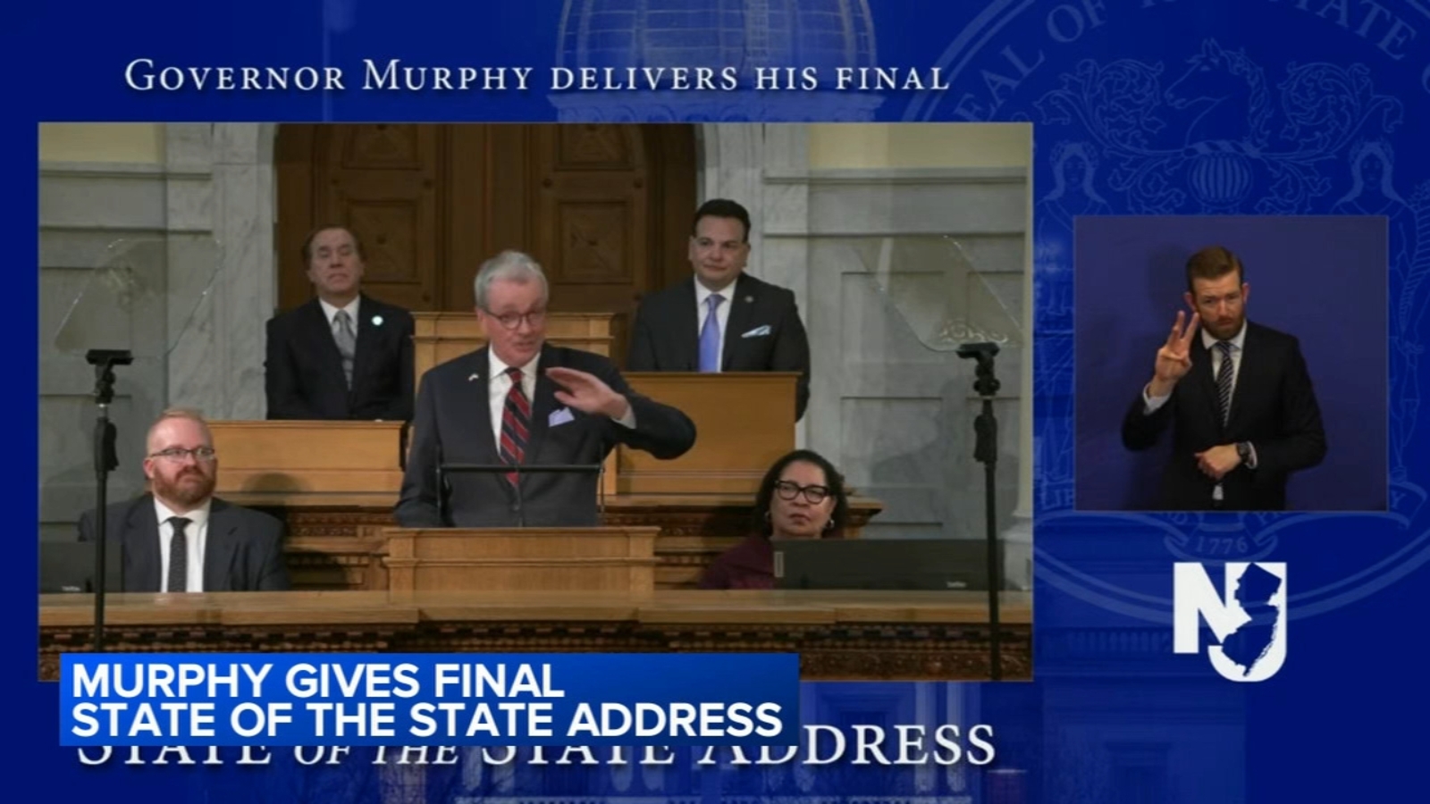 NJ Governor Phil Murphy gives final State of the State address