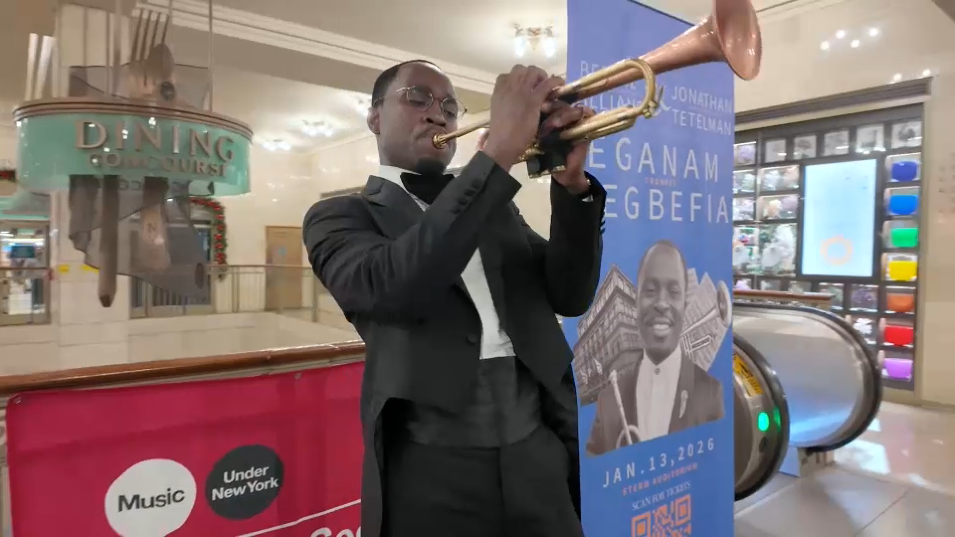 NYC subway trumpet player to perform in Carnegie Hall
