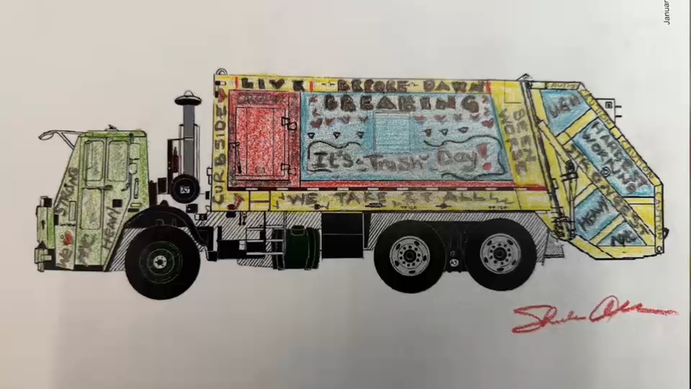 Who has the best trash truck design?