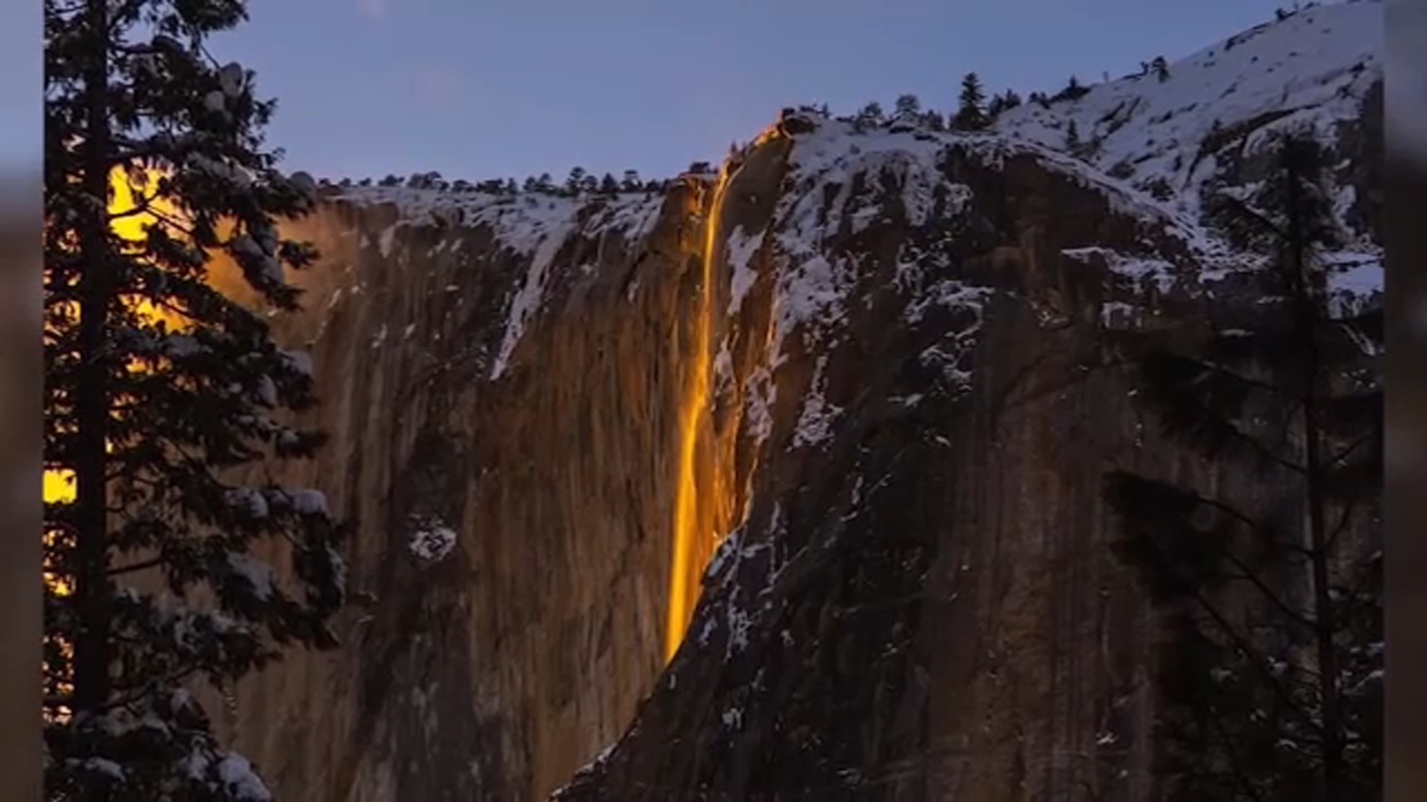 Reservations not required to visit Yosemite National Park to see 'firefall' phenomenon