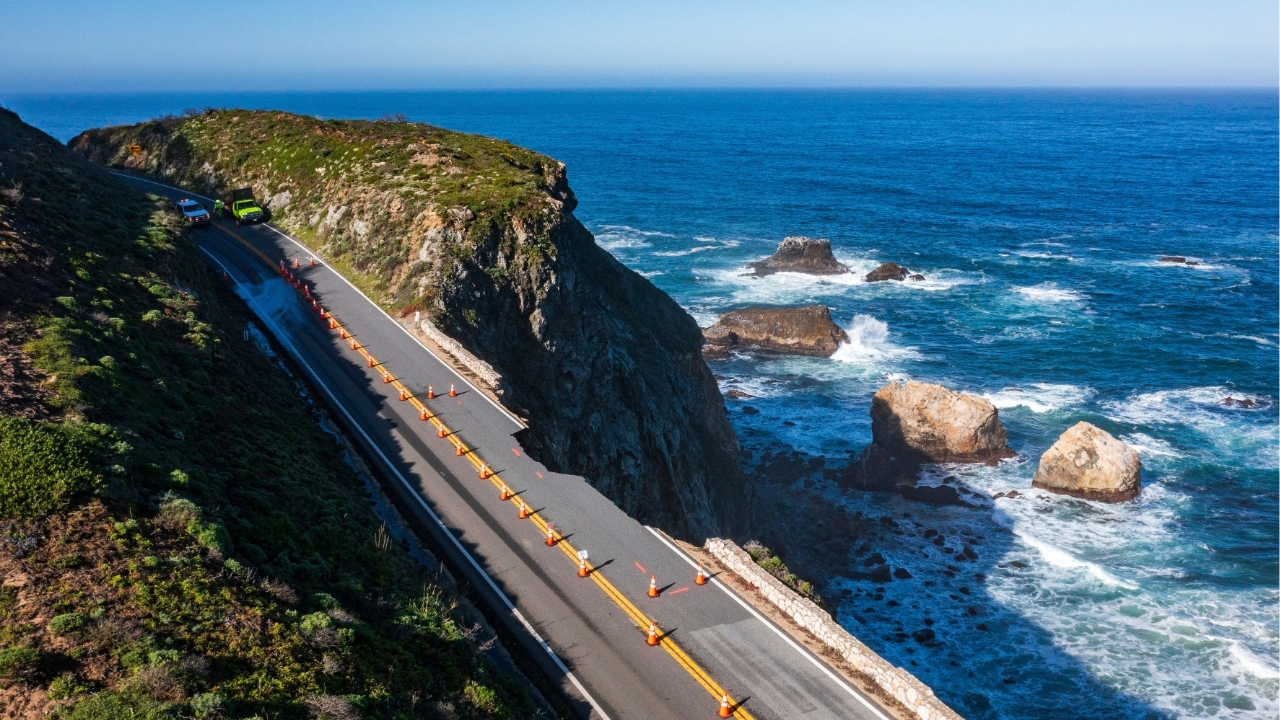 Highway 1 near Big Sur reopens 3 years after damaging landslides