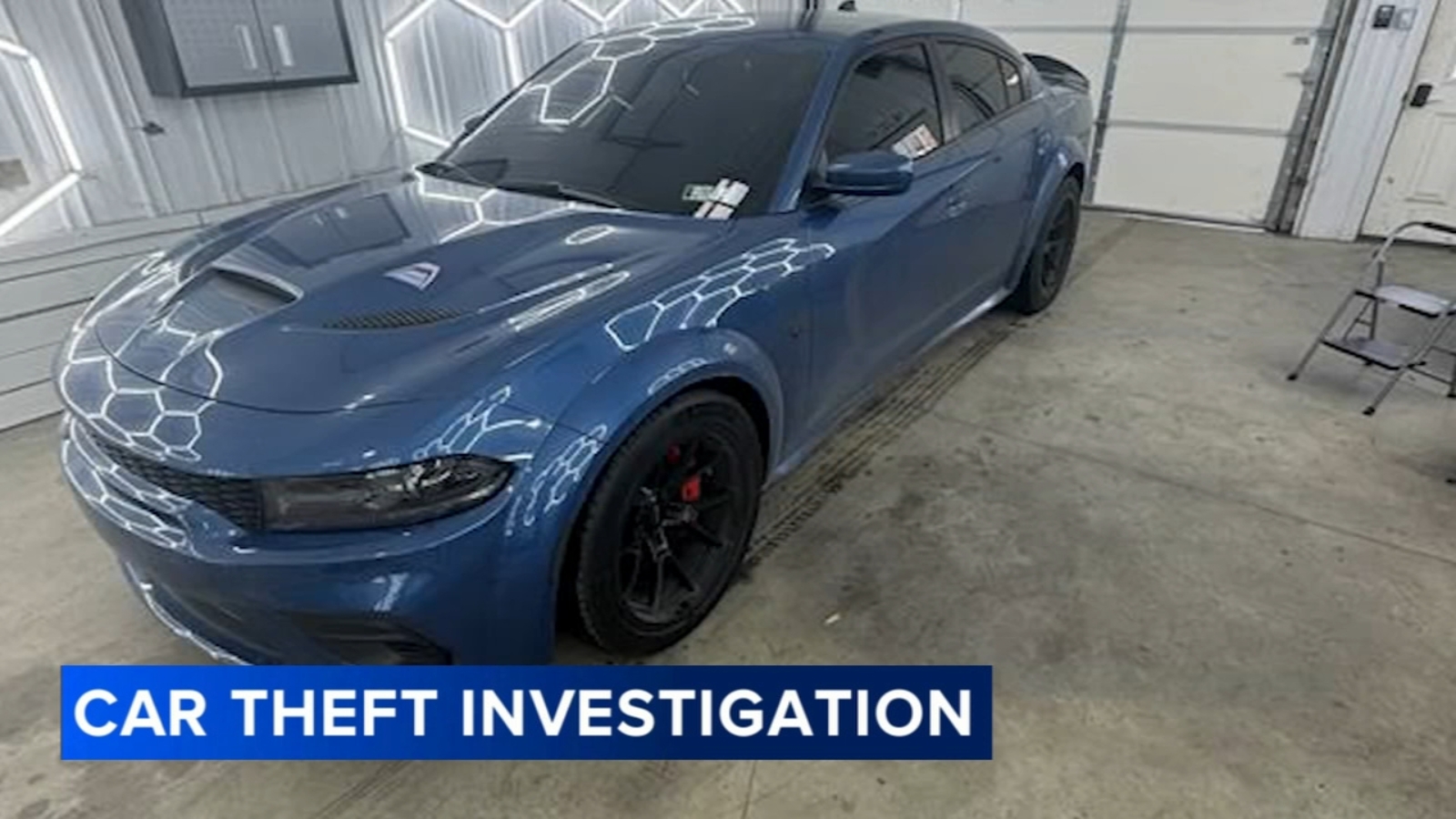 Surveillance shows crew casing Dodge Hellcat for about 30 minutes before theft in Delaware County