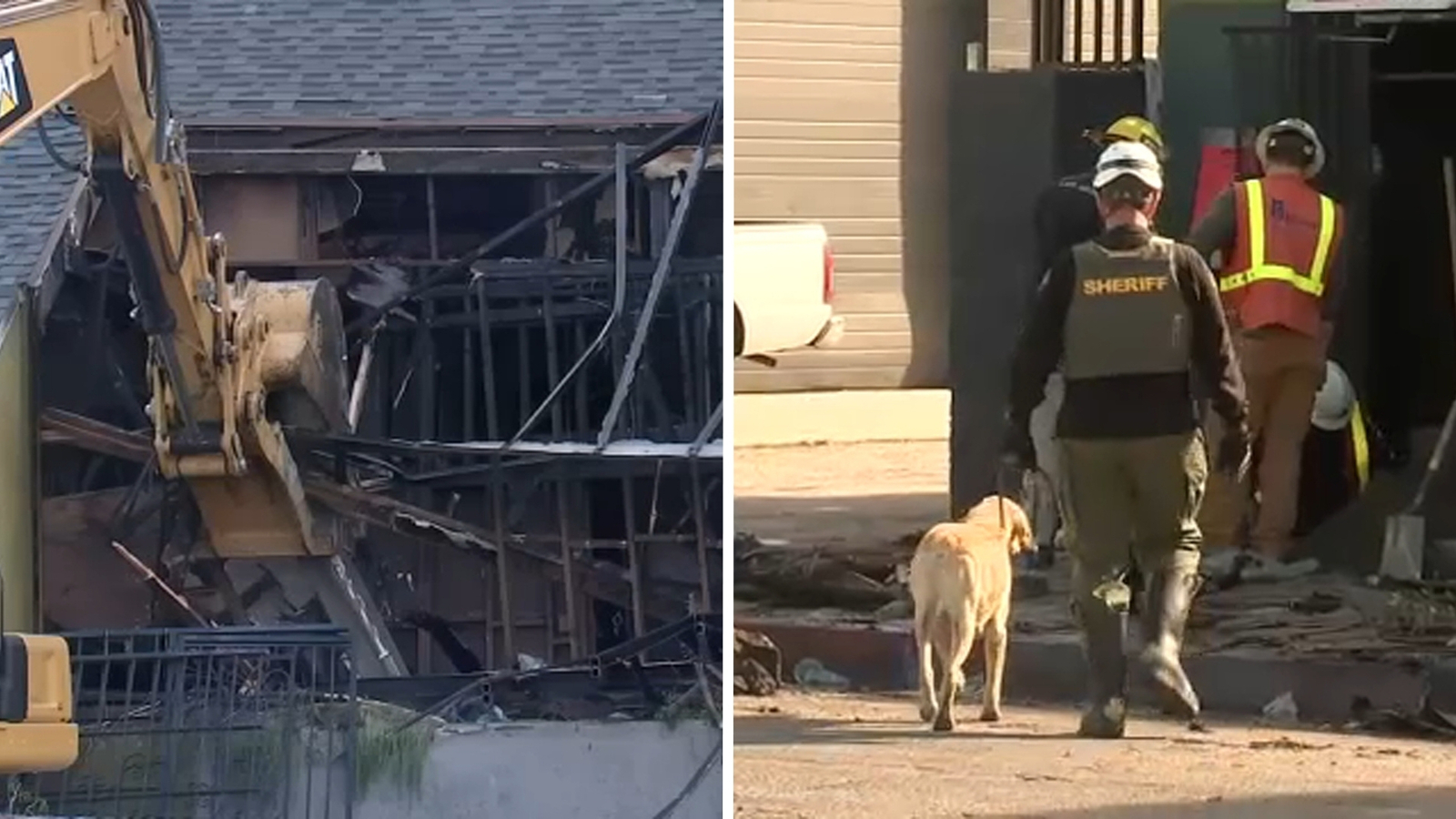 K-9s detect human remains in vacant building destroyed in massive North Hills fire
