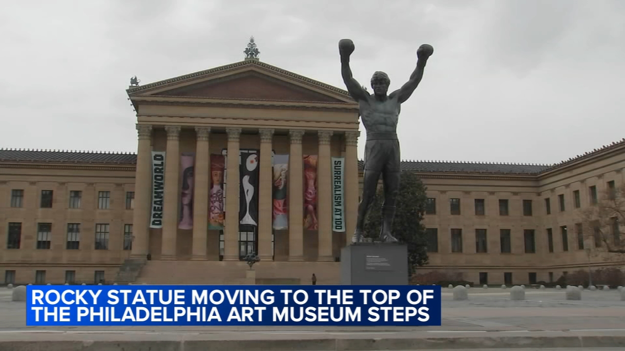 The famed Rocky statue in Philadelphia is getting a new home