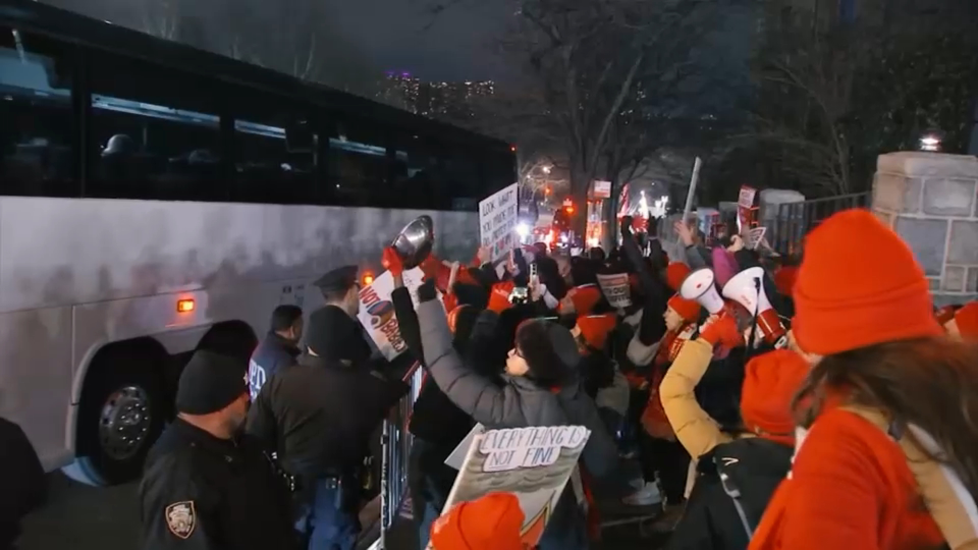 Picket line heats up on day 3 of nurses strike
