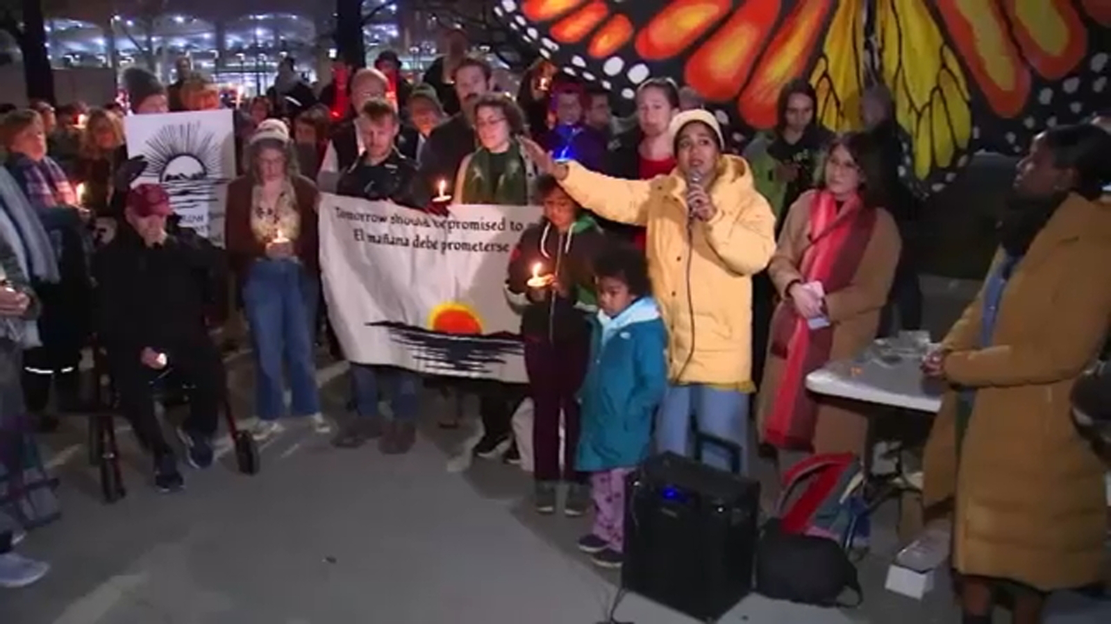 Hundreds gather in Raleigh for vigil remembering Renee Good, who was shot by ICE in Minneapolis