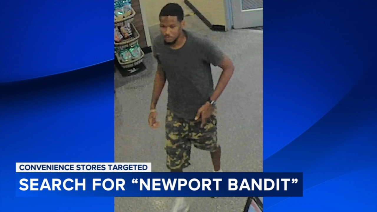 'Newport Bandit' accused of stealing thousands worth of cigarettes in the Philadelphia region