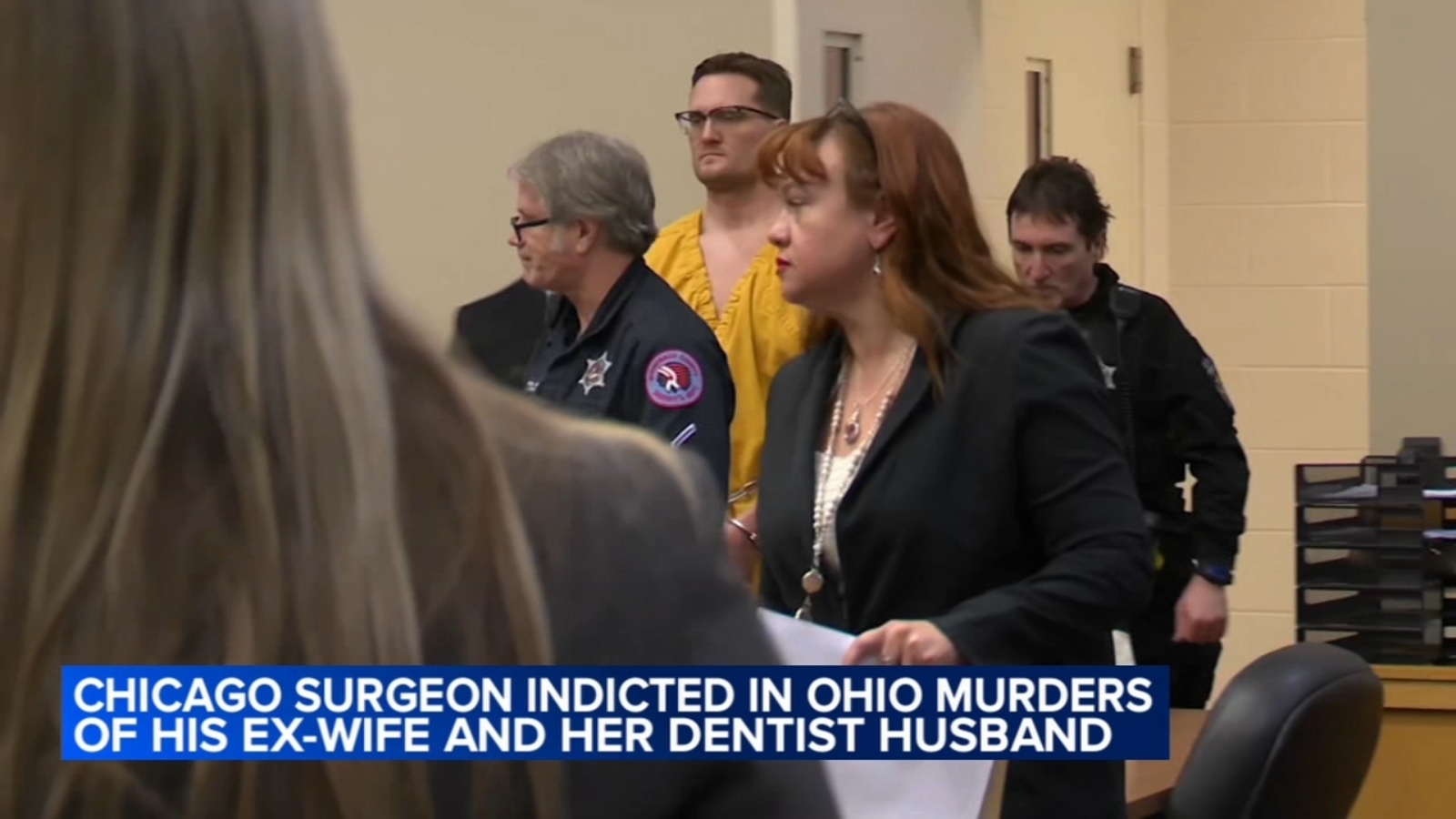 Chicago surgeon charged in murders of his ex-wife, her dentist husband is booked into Ohio jail
      