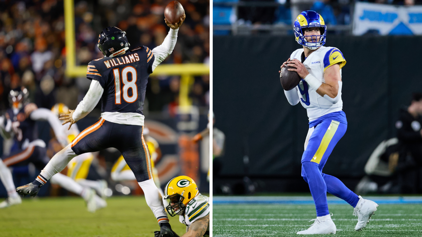 Resurgent Bears collide with Rams in divisional round matchup featuring high-powered offenses