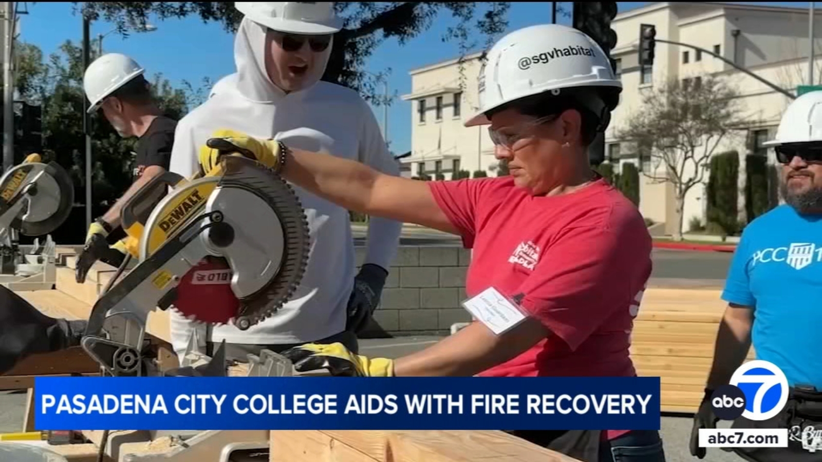 Pasadena City College training students in construction to help wildfire recovery