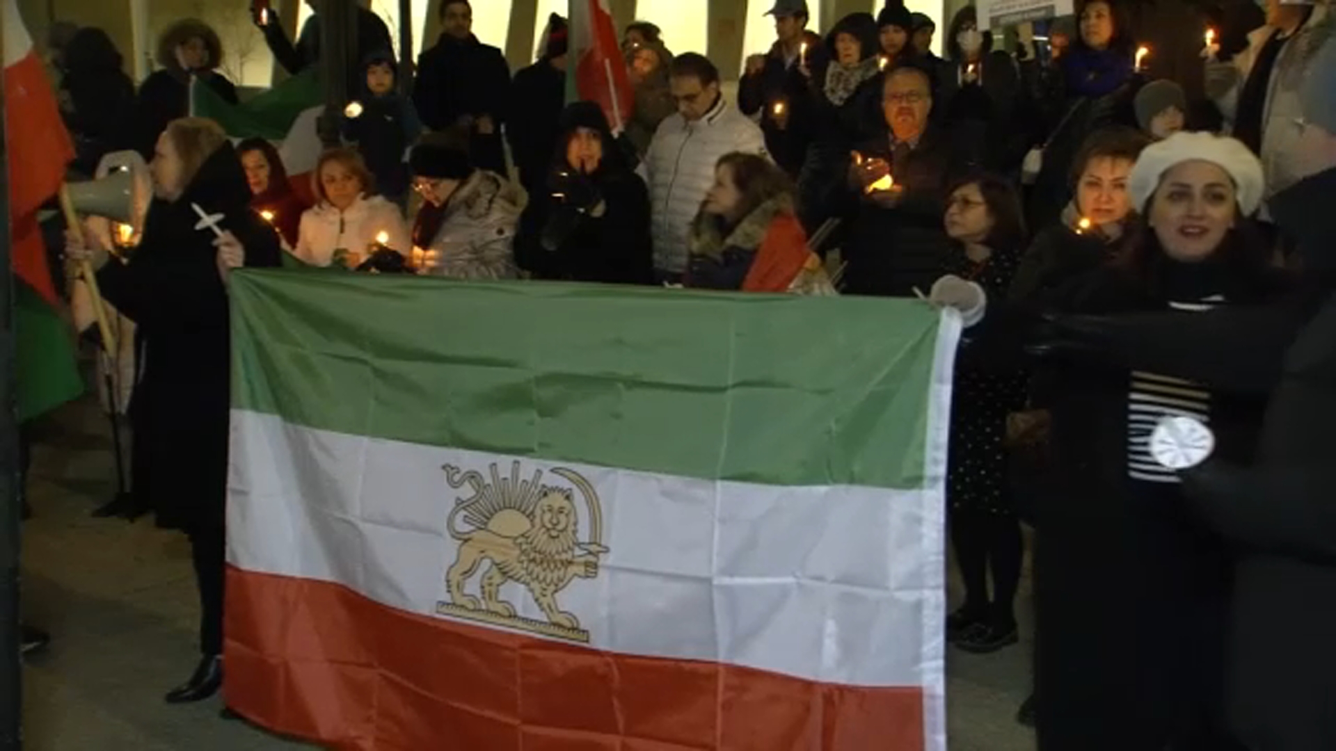 Iranians in Triangle hold vigil in support of protesters back home