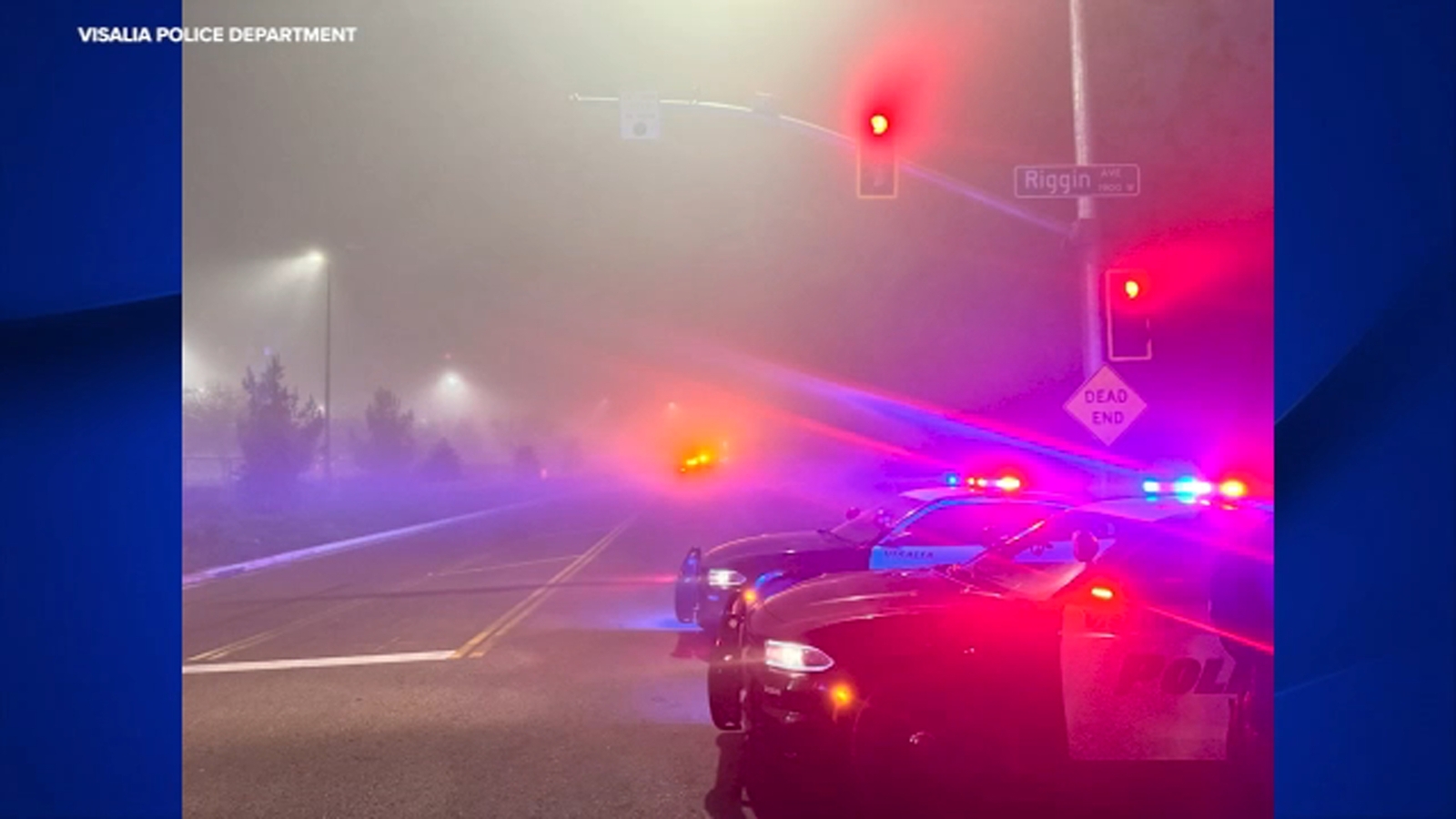 Man found dead lying in the road in Visalia, police say