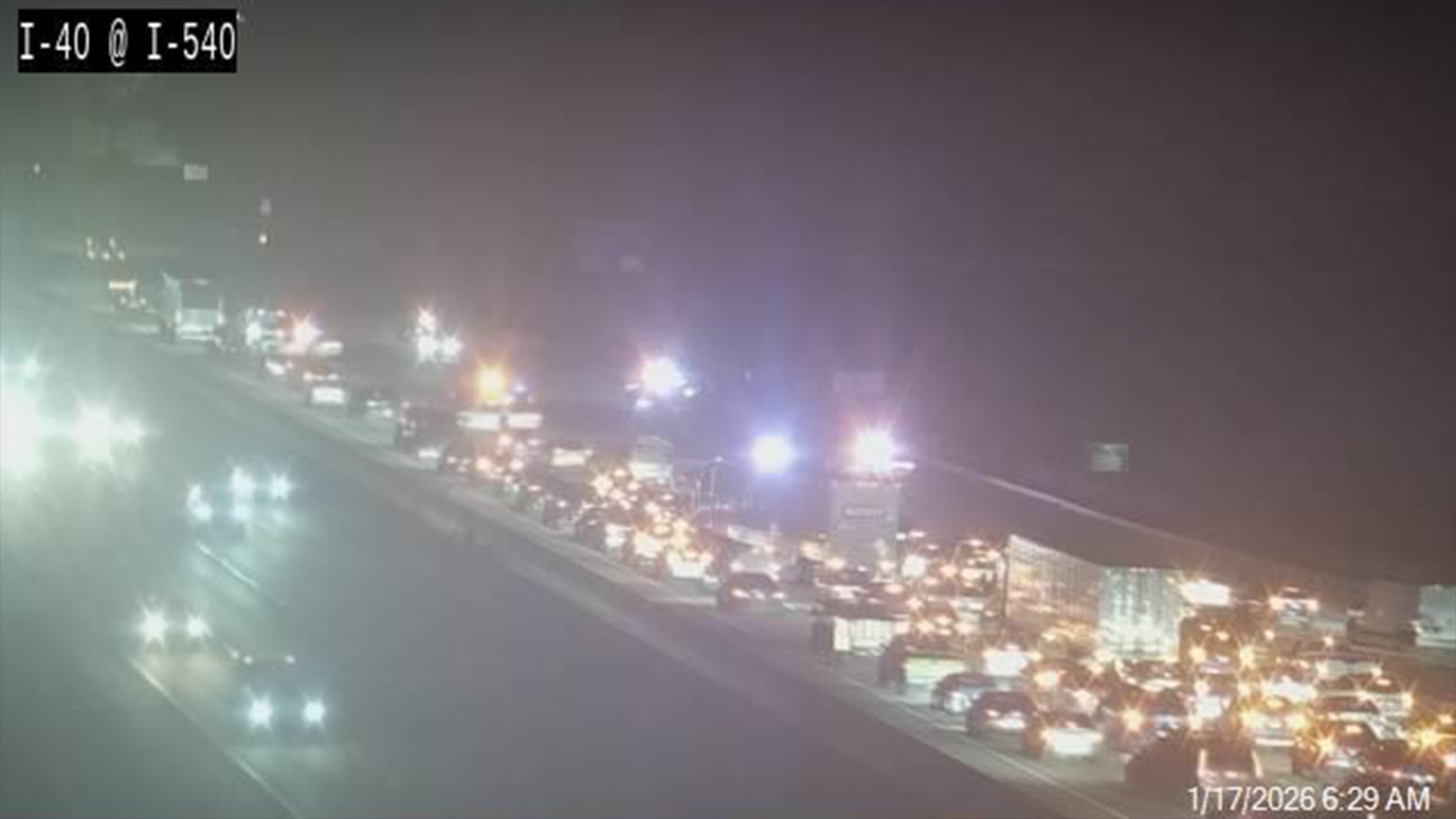 Lanes reopen after I-40 crash causes major backup near Durham