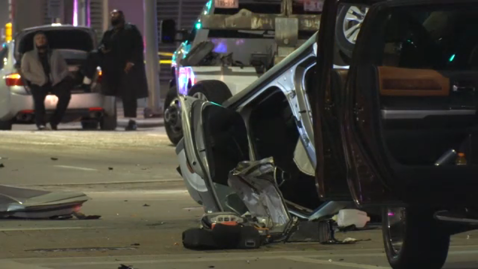Carjacking suspect caused multi-vehicle downtown wreck that left 1 dead, another hurt, HPD says