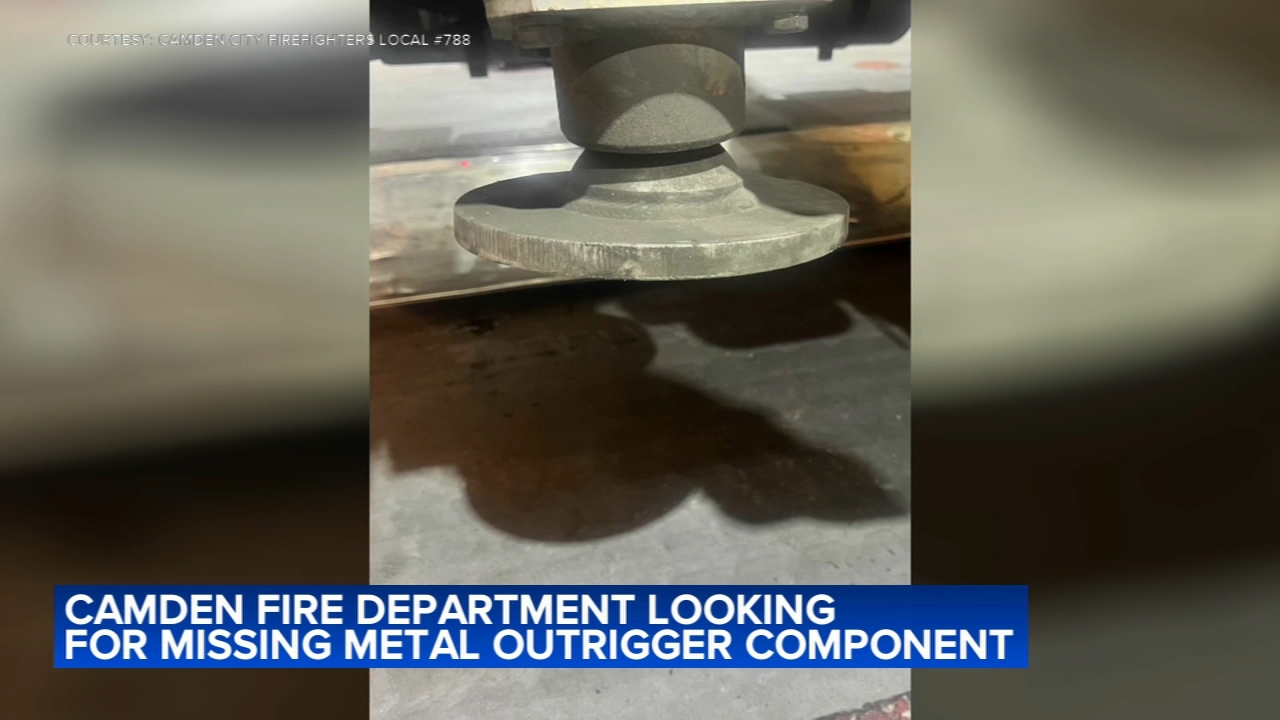 Camden fire department seeks help locating missing piece of truck