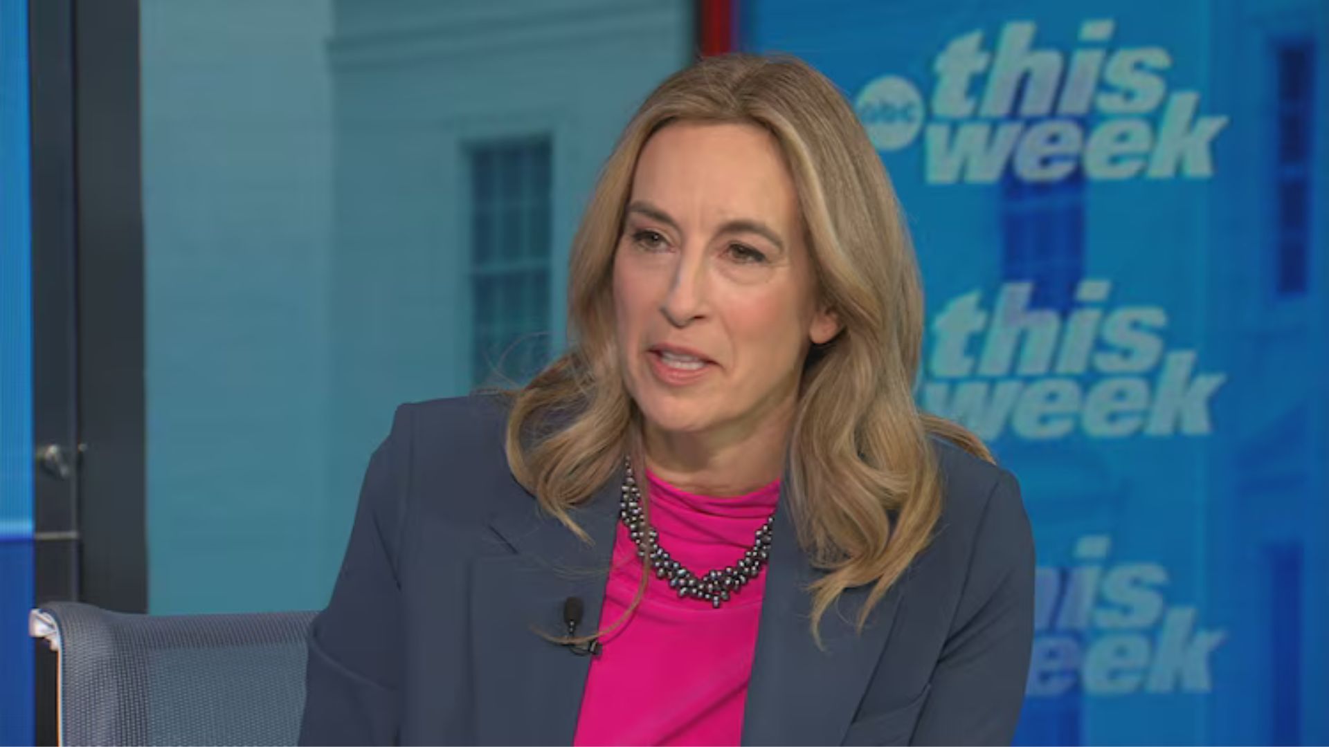 New Jersey Gov.-elect Mikie Sherrill appears on ABC News' "This Week" on Jan. 18, 2026.