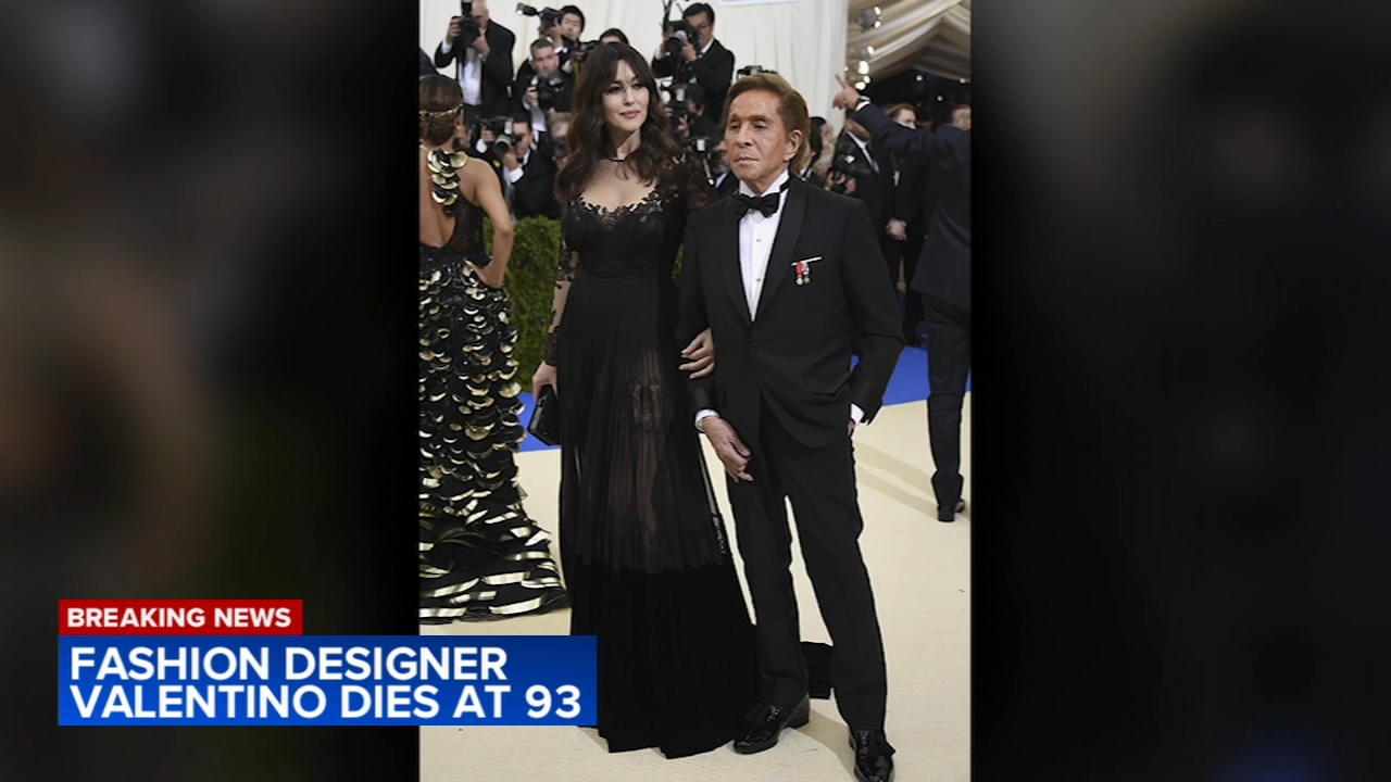 Italian fashion designer Valentino dies at 93