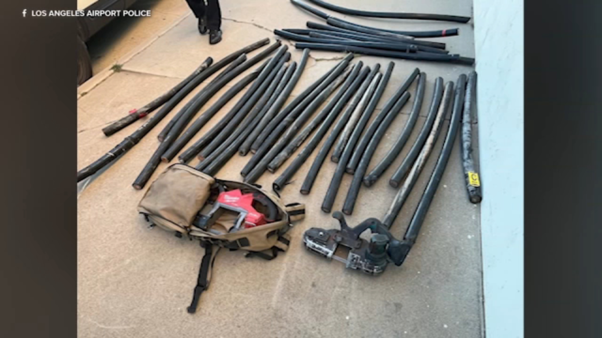 1 arrested after $16,000 in copper wire stolen from LADWP facility near LAX, police say
