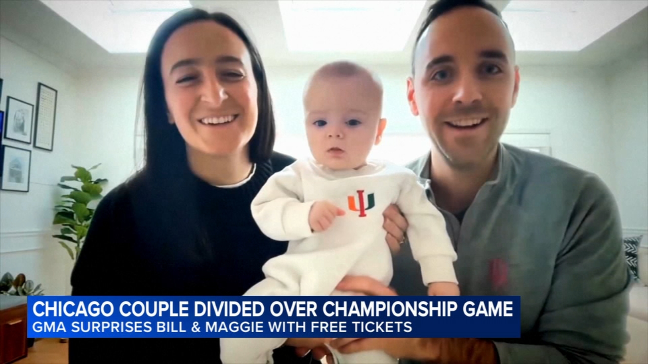 Chicago couple gifted tickets to college football championship game