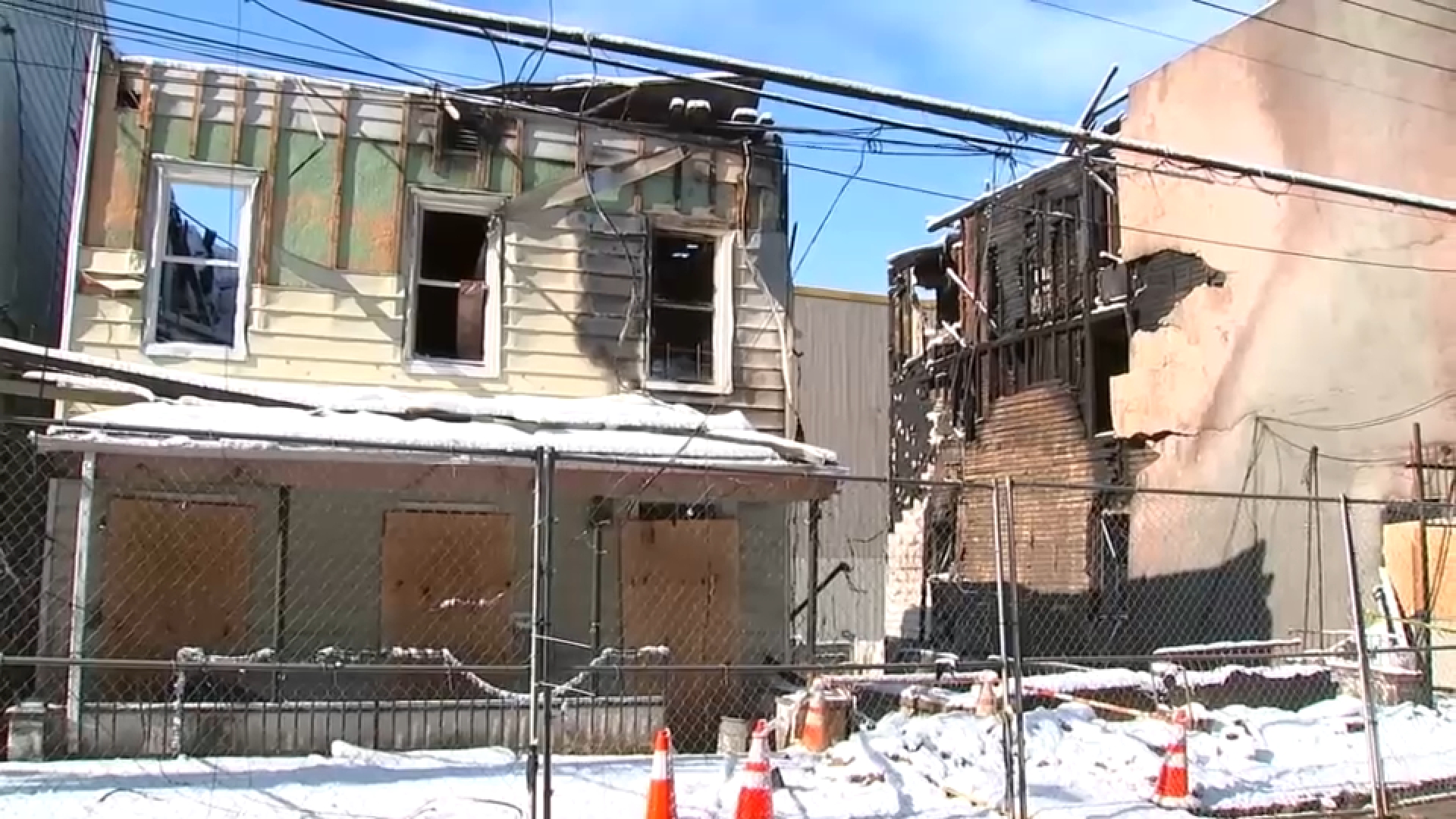 Clean up continues after massive fire rips through 4 buildings in Yonkers