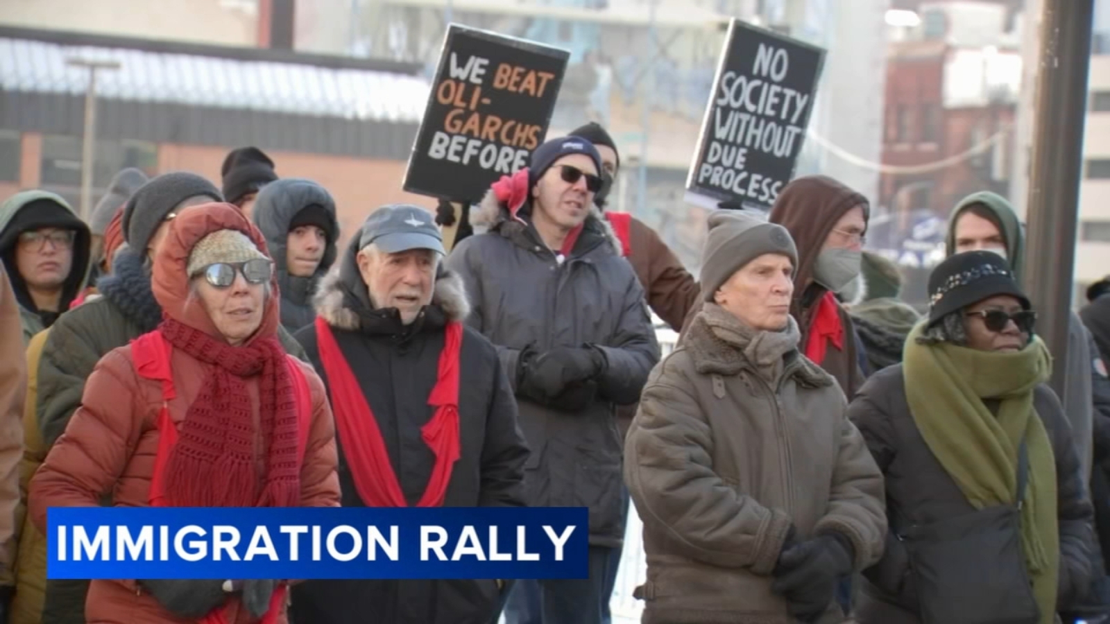 Protesters march through Center City demanding an end to ICE raids