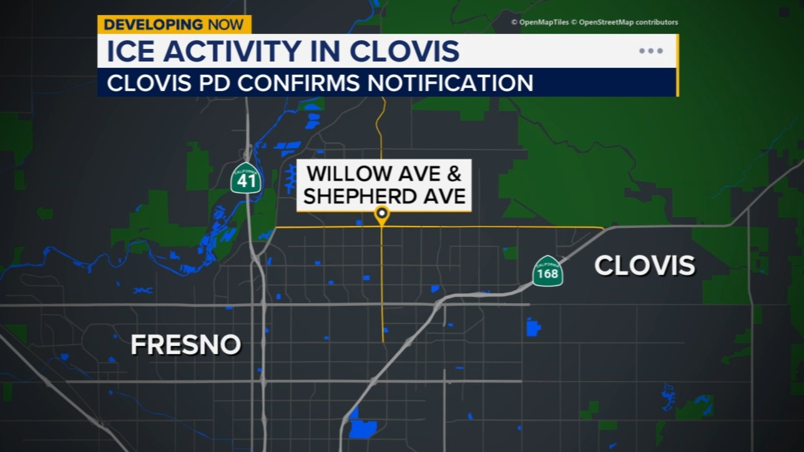 ICE conducts operation in Clovis, police confirm