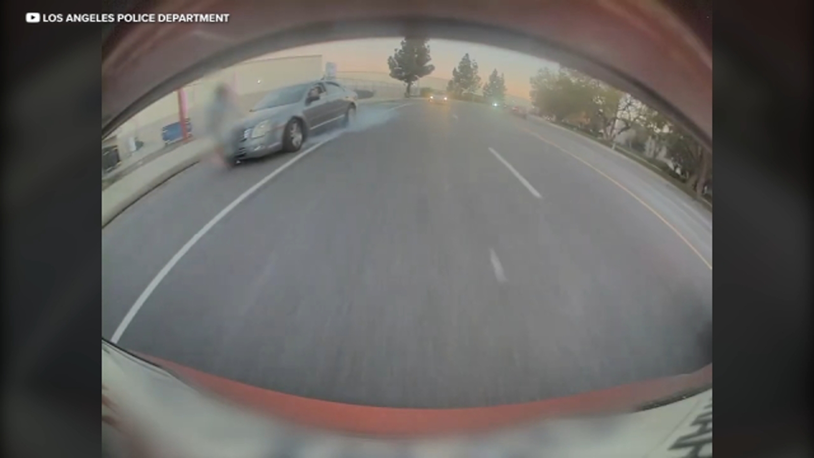 Skateboarder struck by hit-and-run driver in Panorama City, video shows