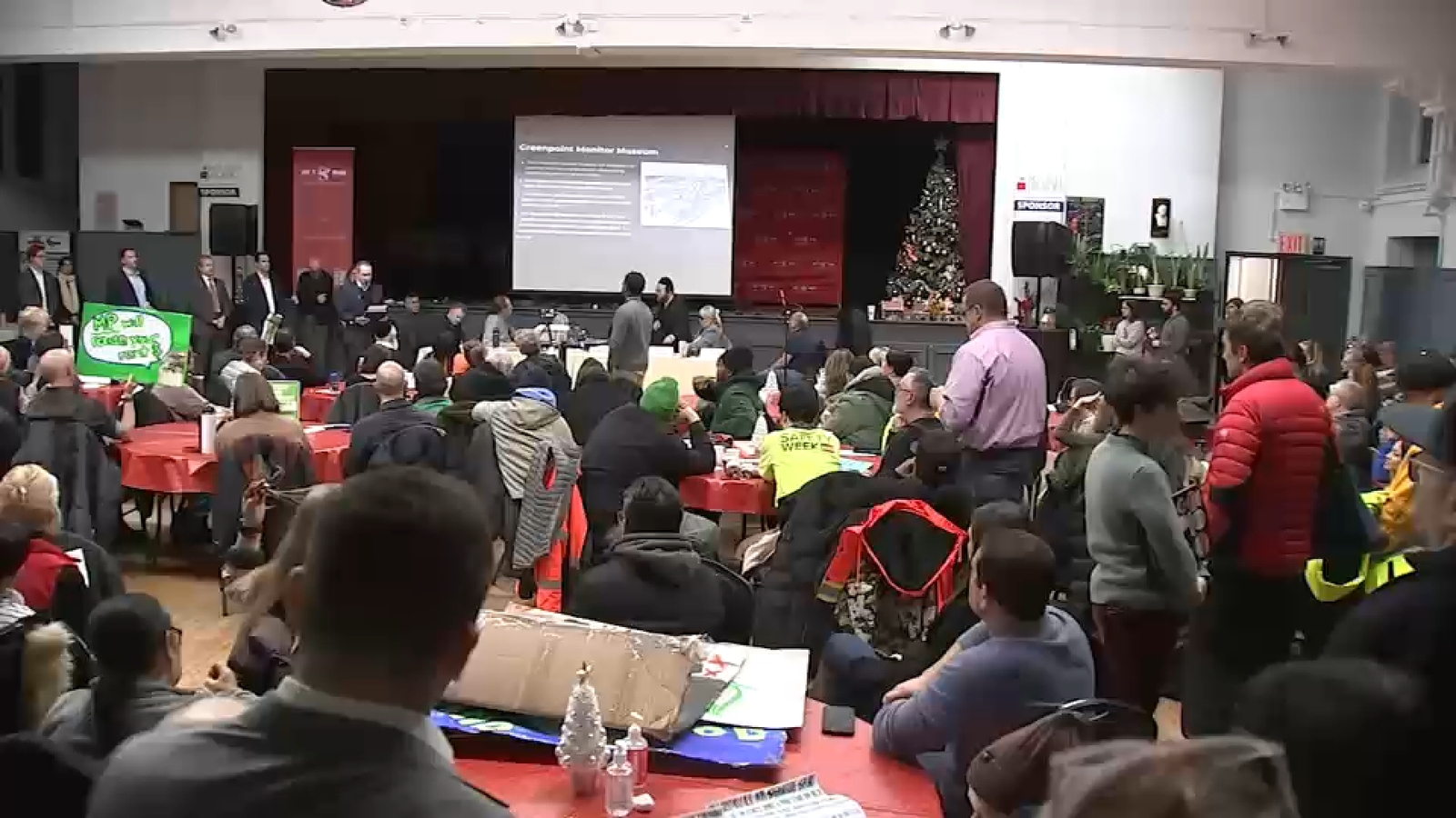 Greenpoint community voices concerns over plans to build new high-rises along the East River
      