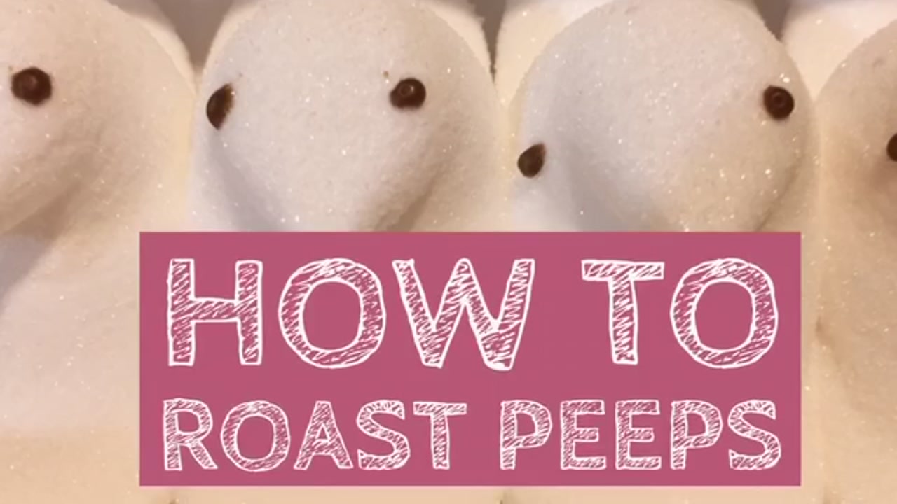 How to roast Peeps