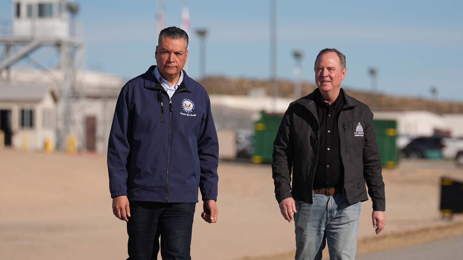 California Sens. Padilla, Schiff tour ICE detention center amid concerns over detainee treatment