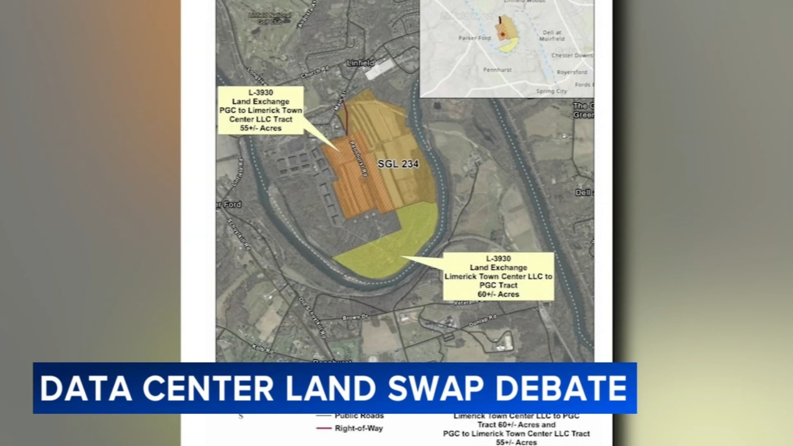 Limerick Board of Supervisors vote to send a letter opposing a land swap for proposed data center
      