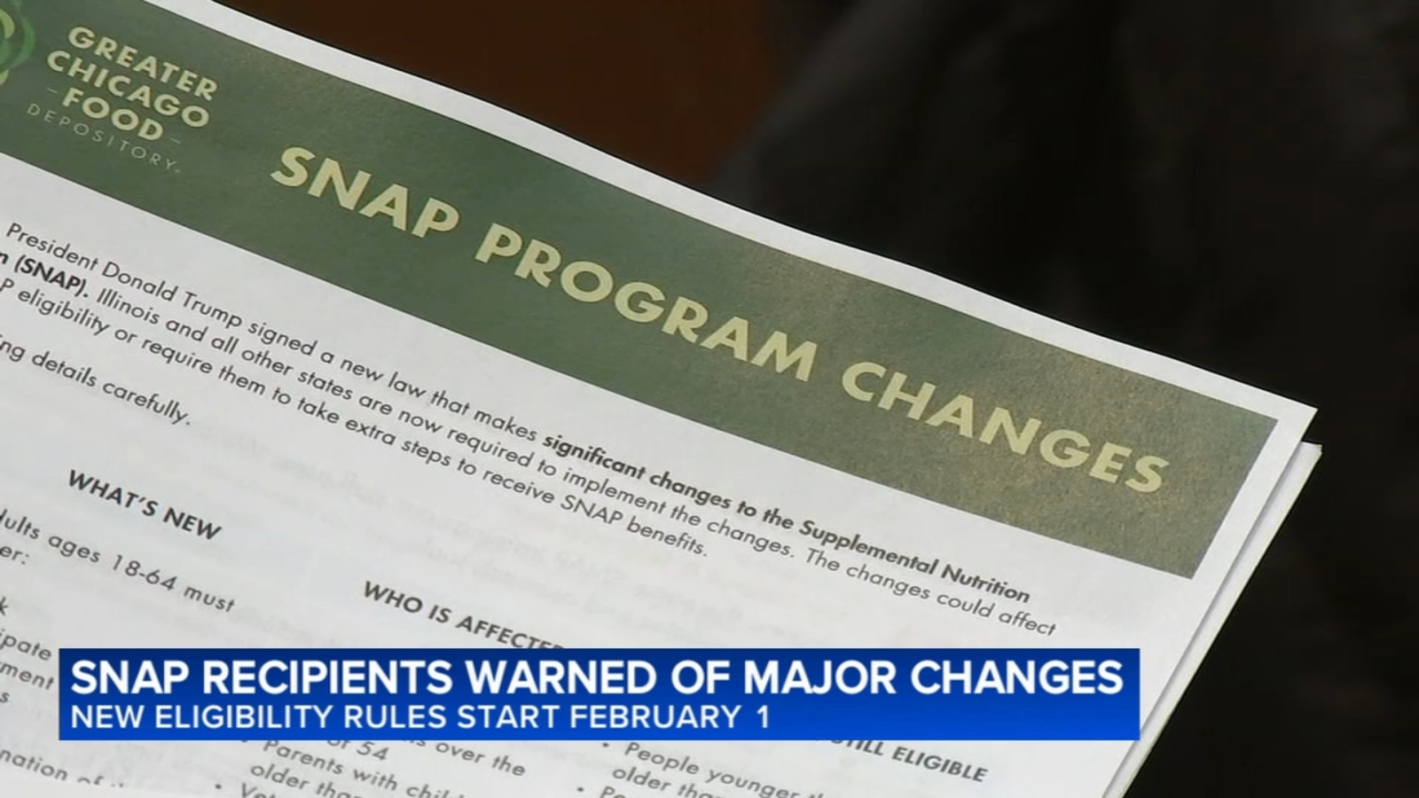 Major change impacting SNAP eligibility takes effect Feb. 1
      