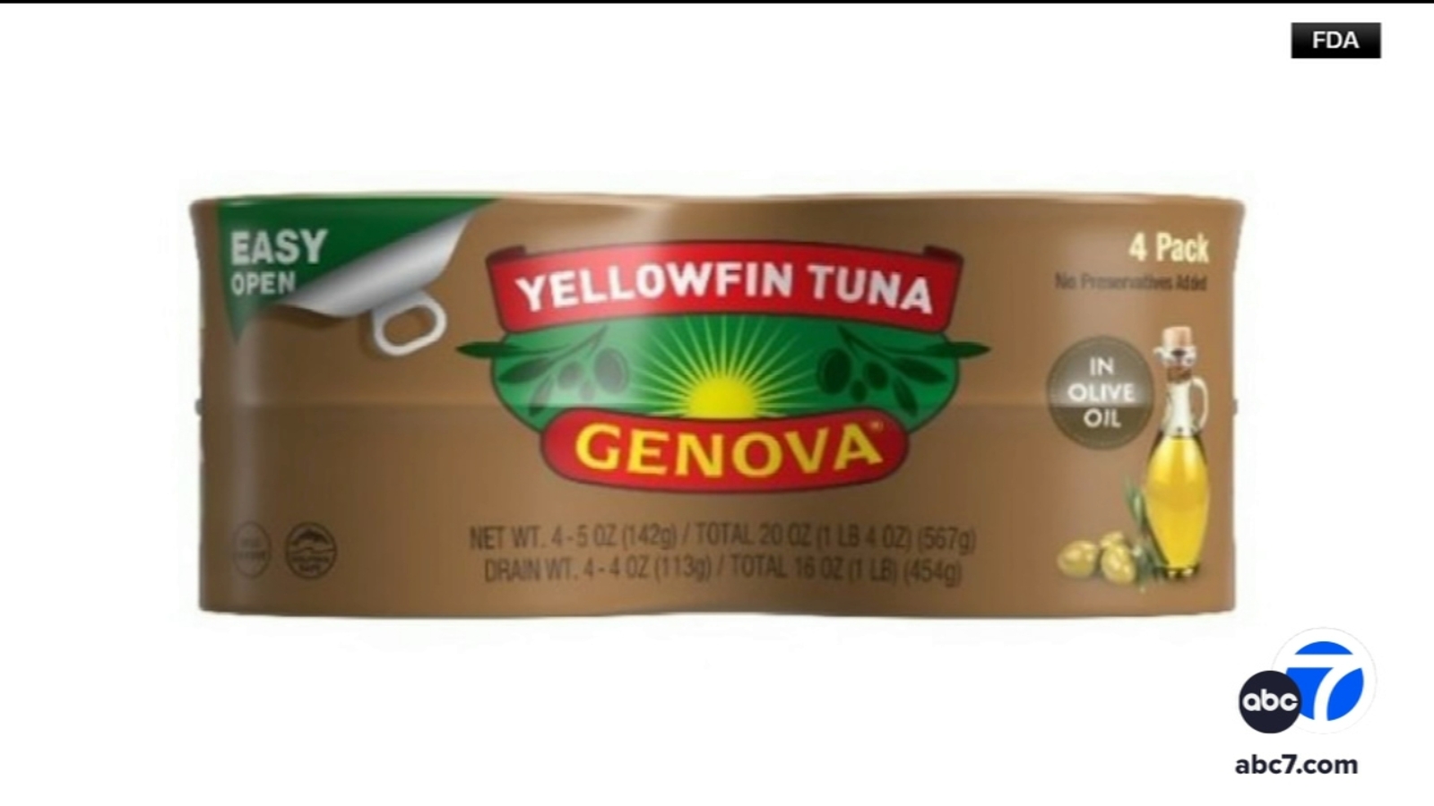 Recalled tuna mistakenly shipped to stores in 9 states amid 'potentially fatal' botulism risk
      