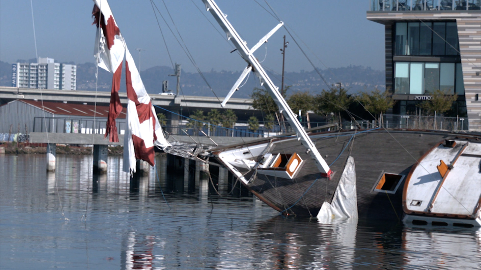How several nonprofits are working to clean up wrecked, sunken boats in Oakland Estuary