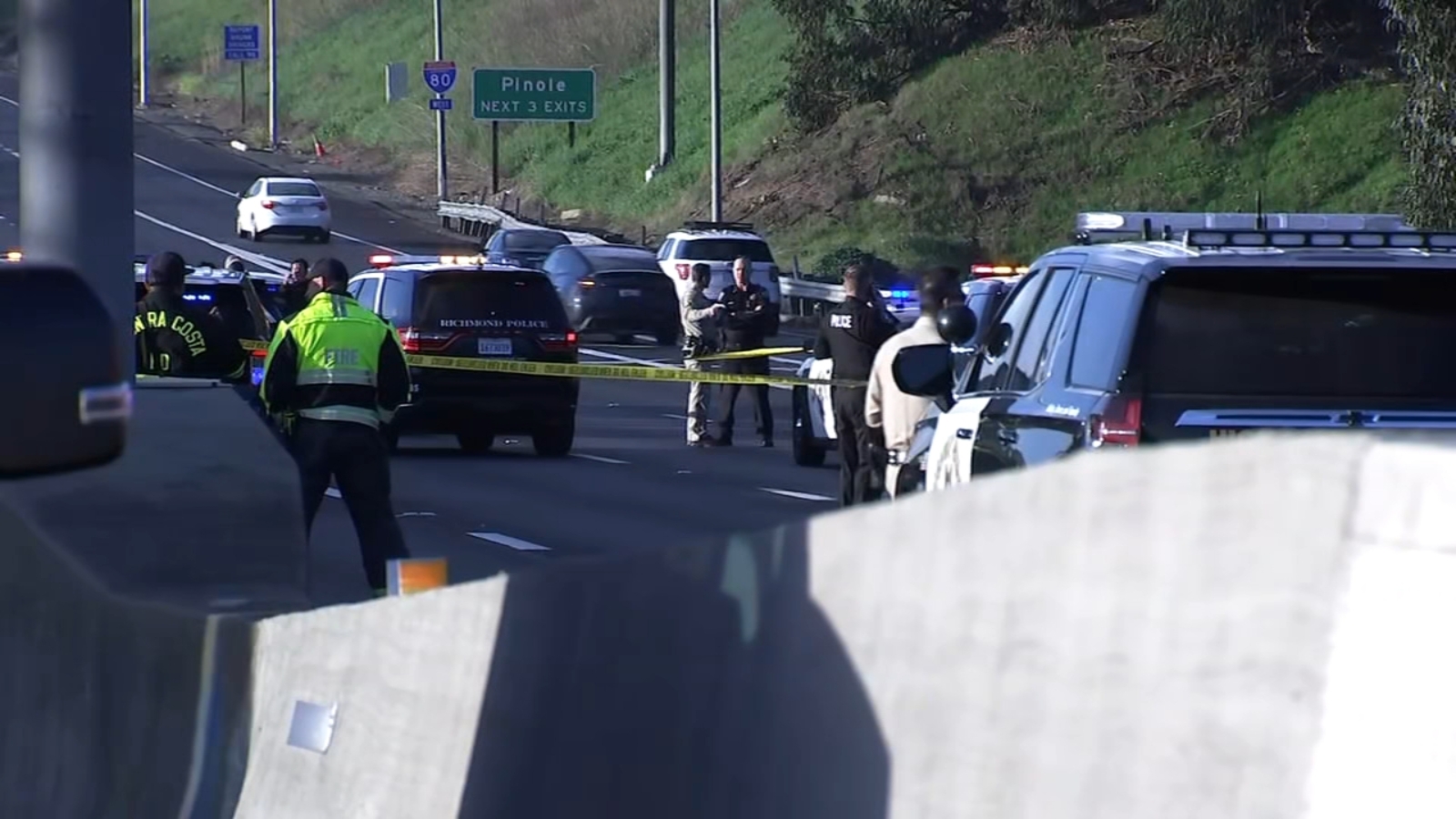 LIVE: Police activity shuts down westbound lanes of I-80 in East Bay, causing massive backup