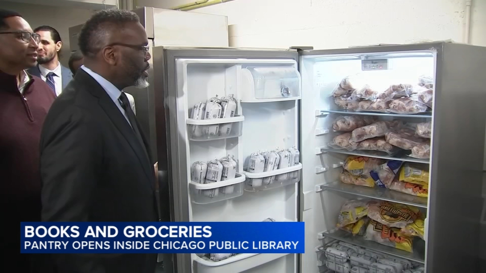 West Side library officially opens food pantry inside facility
      