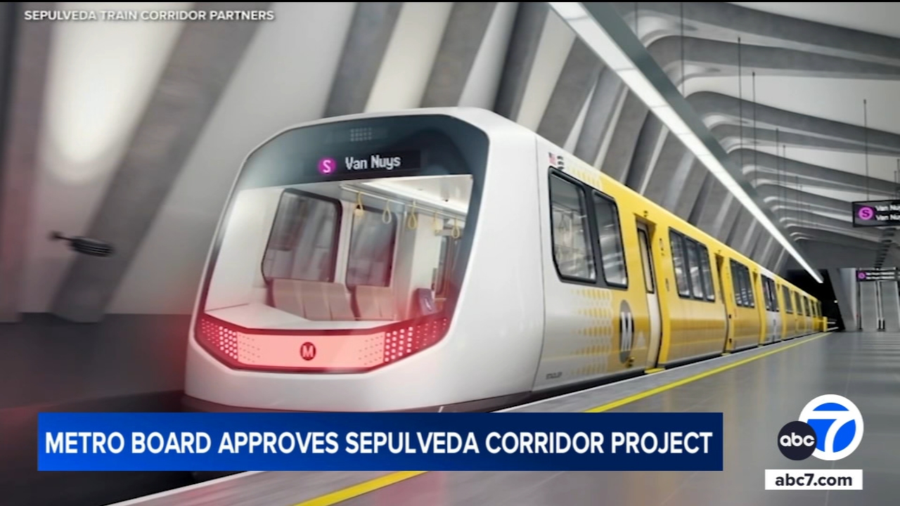 Metro board approves plan to build high-speed rail line between San Fernando Valley and Westside