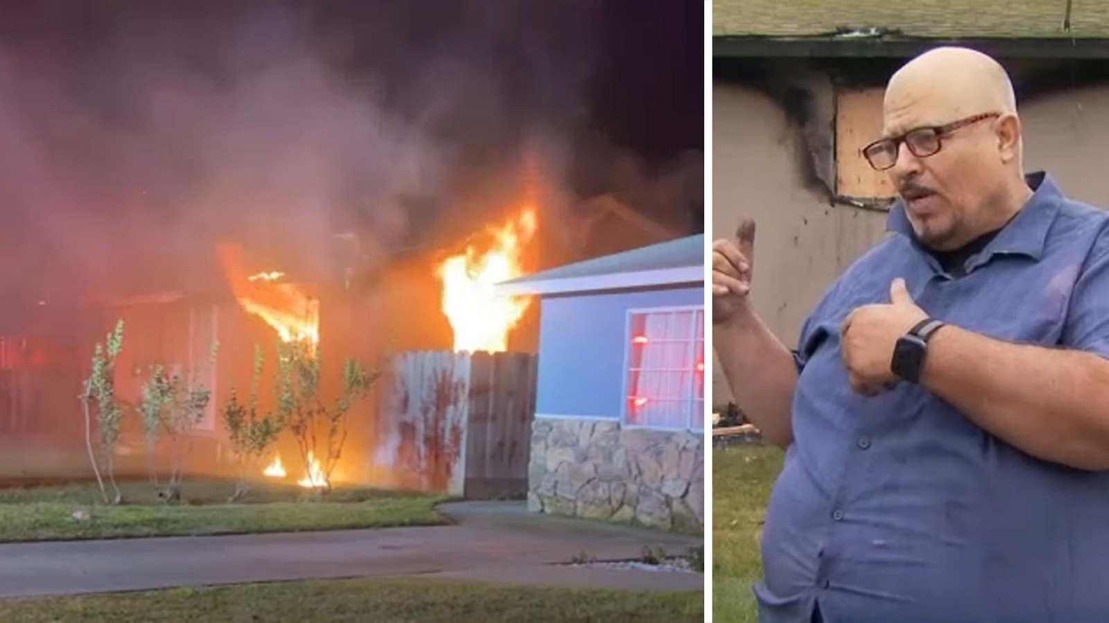 Merced man returns from work to find home damaged by fire