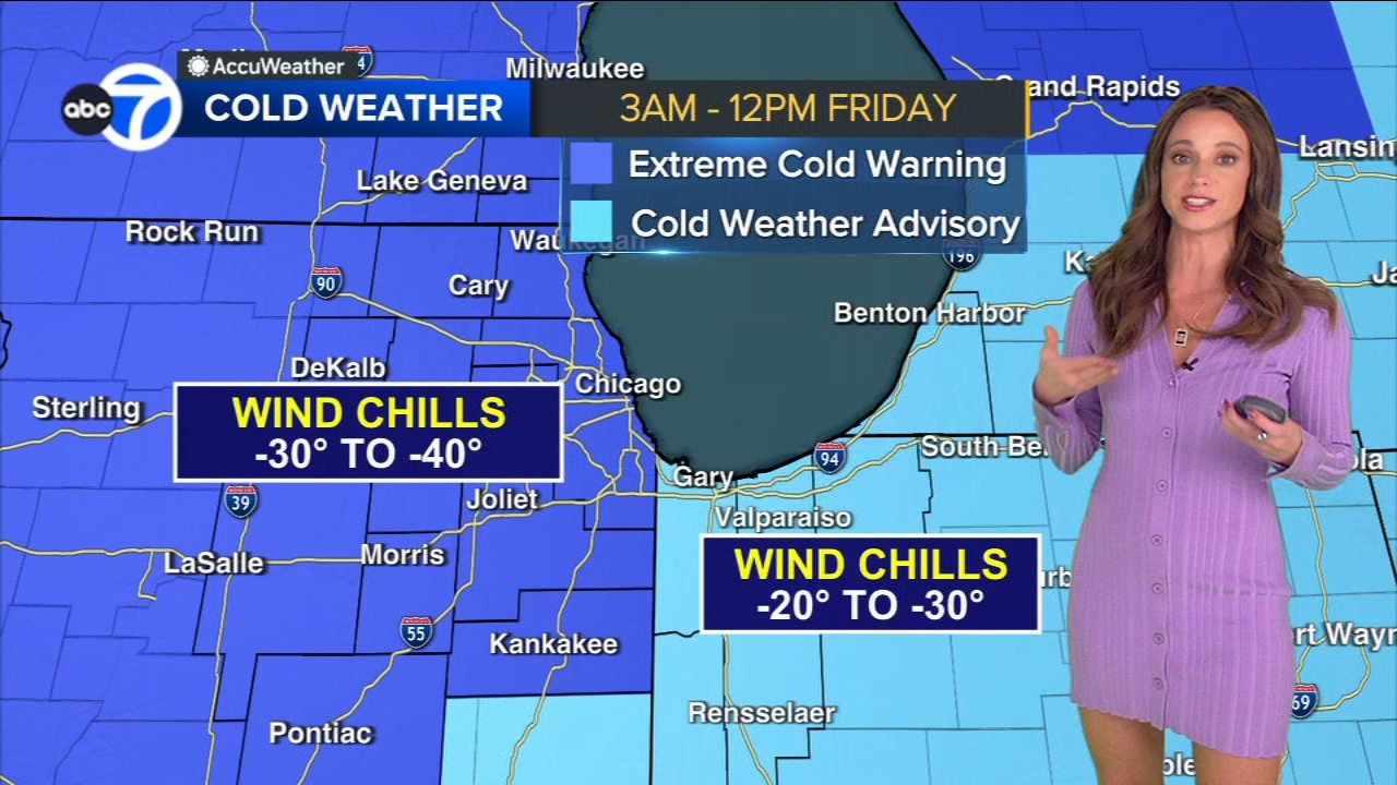 Chicago weather forecast: Extreme Cold Warning Friday