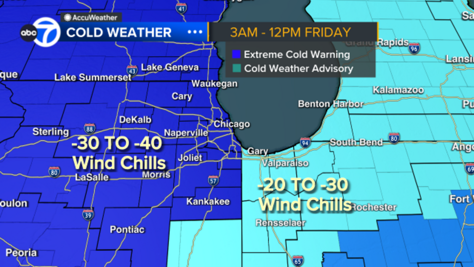 -20 to -40 wind chills hit Chicago area | What to know about school closures, road safety and more