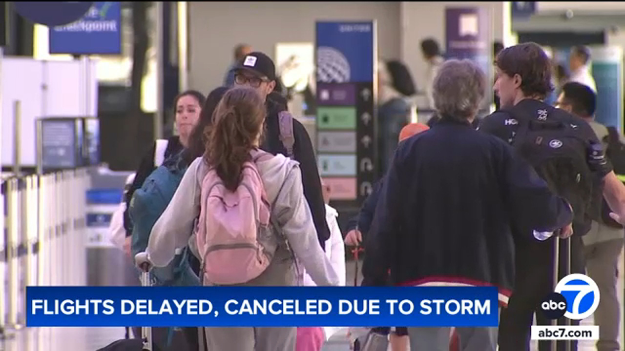 Massive winter storm disrupting flights at LAX, airports nationwide