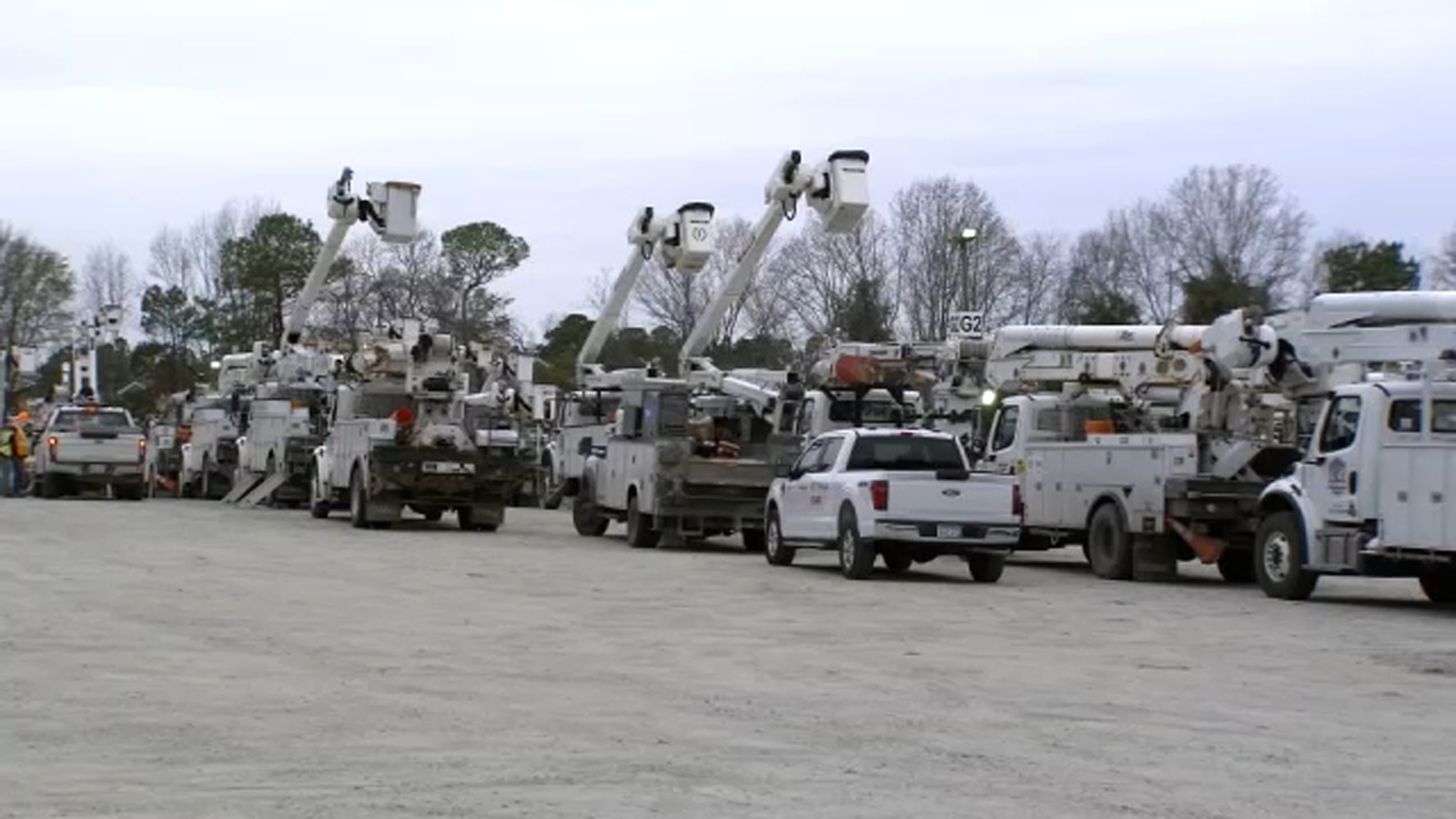 Duke Energy brings in extra manpower to handle possible power outages from the winter storm