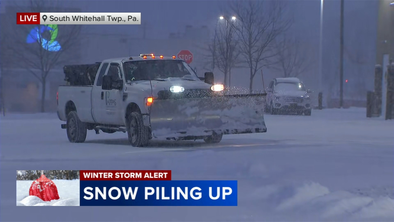 Heavy snow in the Lehigh Valley with much more to come